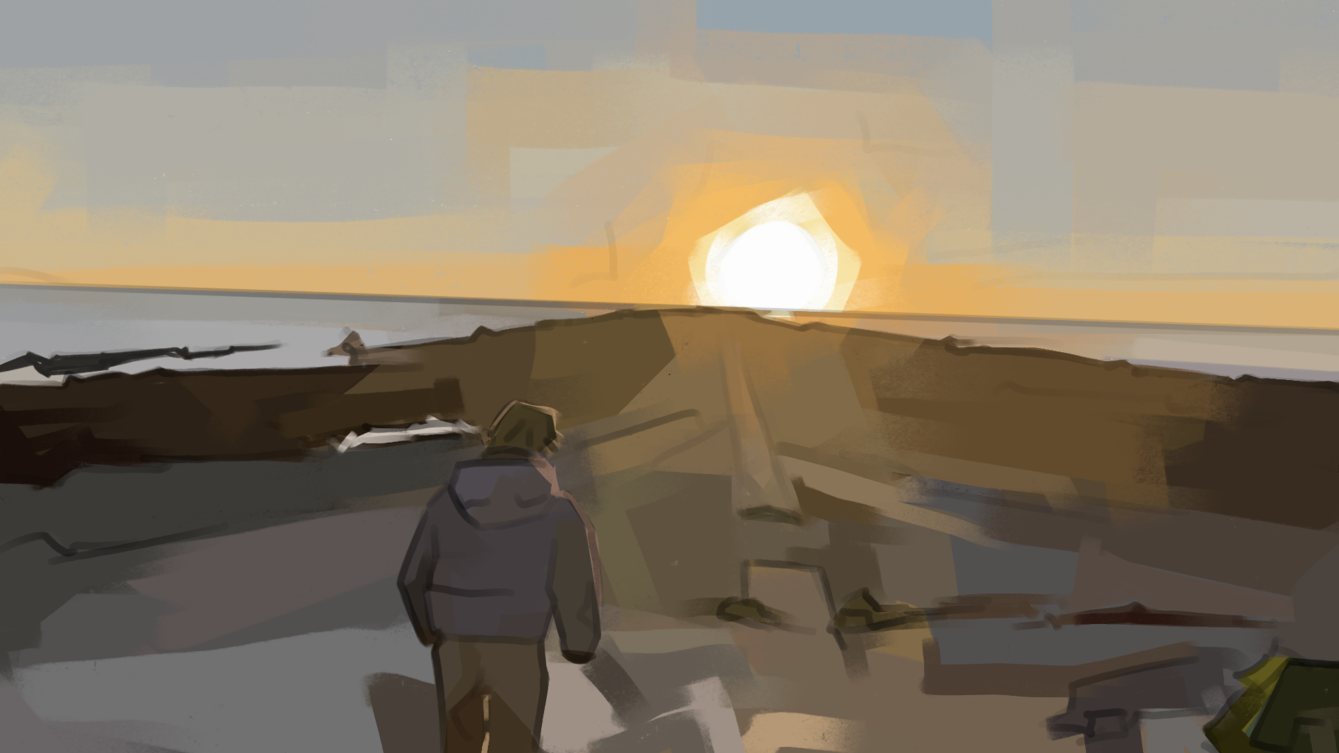 Sunset Painting