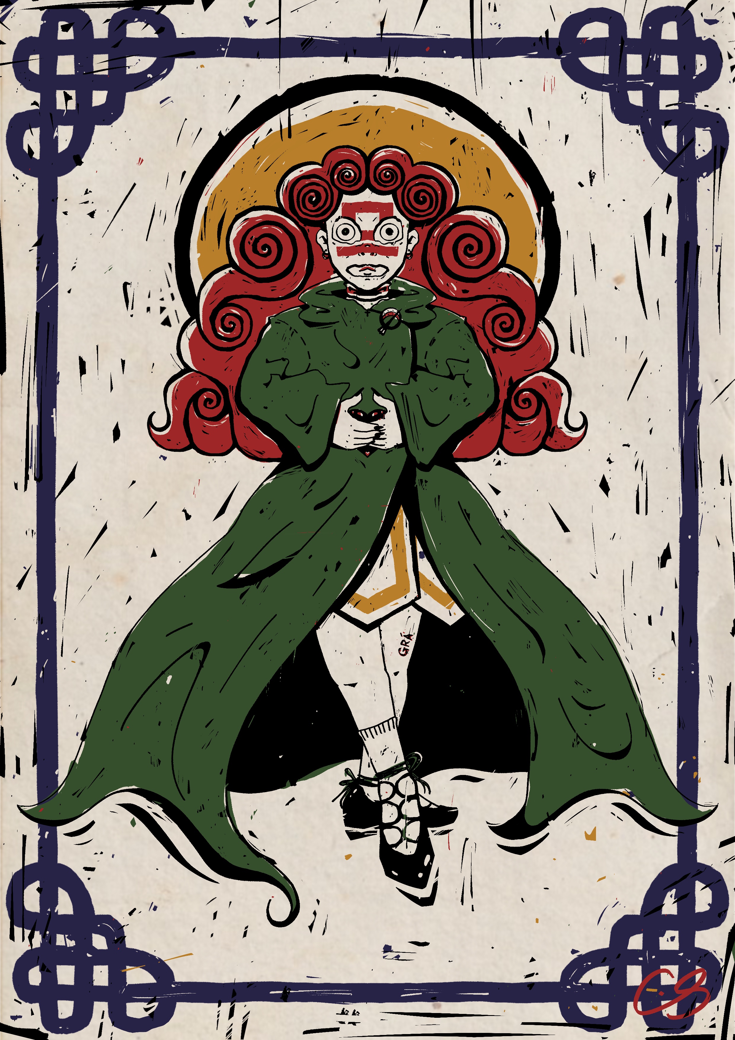 Personal work, illustration published in Issue 02 of Abyss Literary Magazine