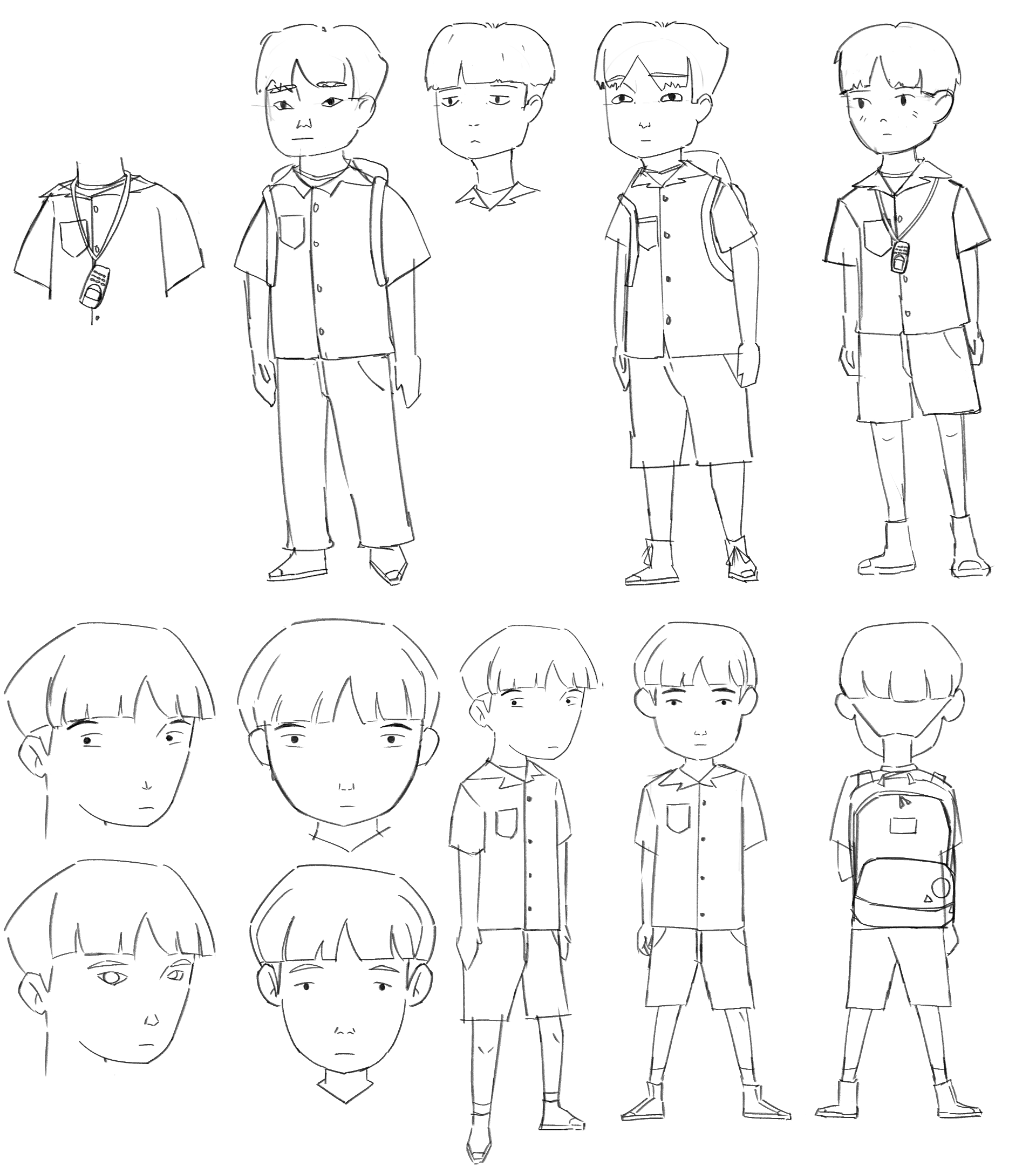 Character Design for "Boy" from Unico Hijo