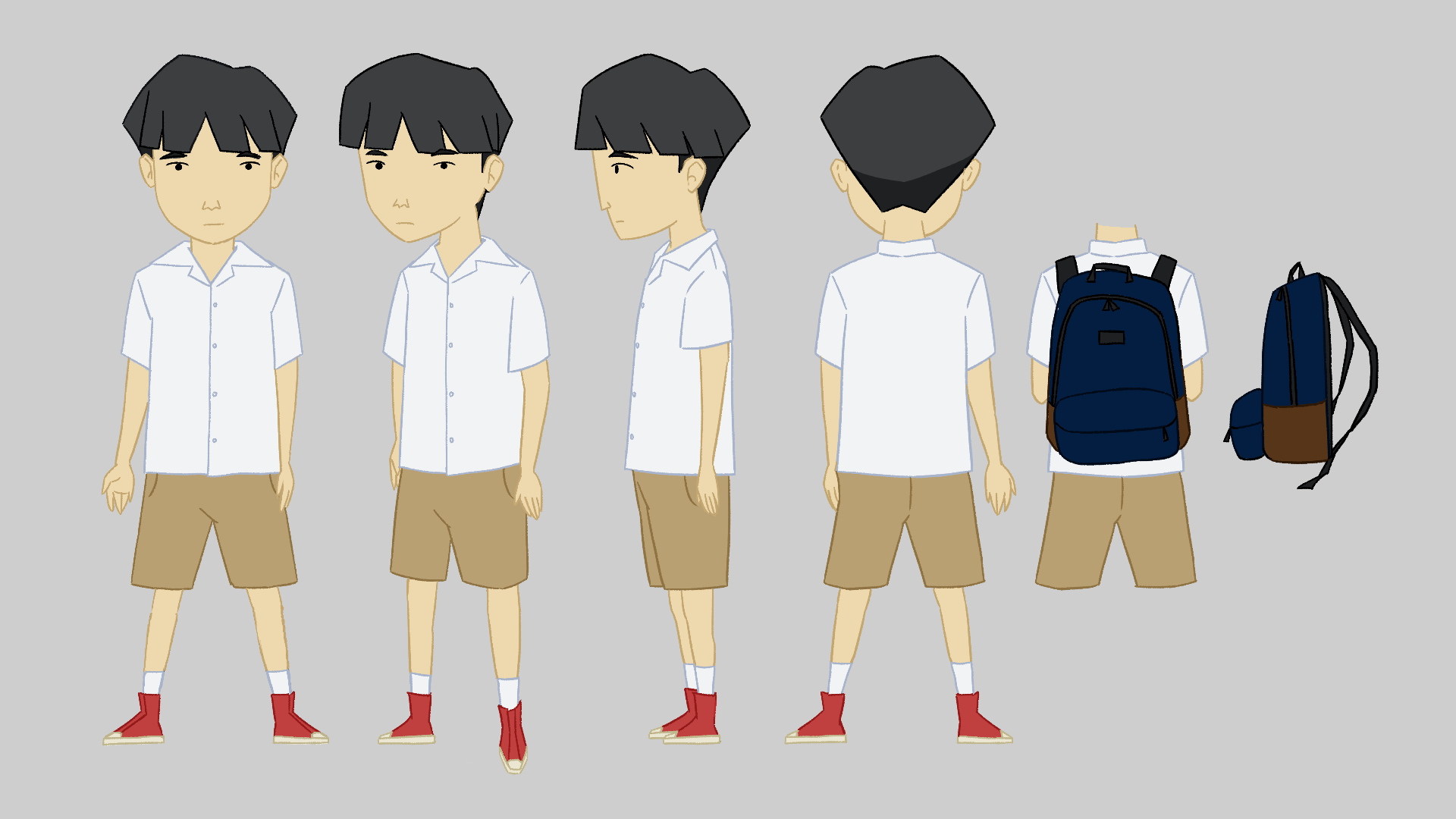 Boy Character Sheet for Unico Hijo
