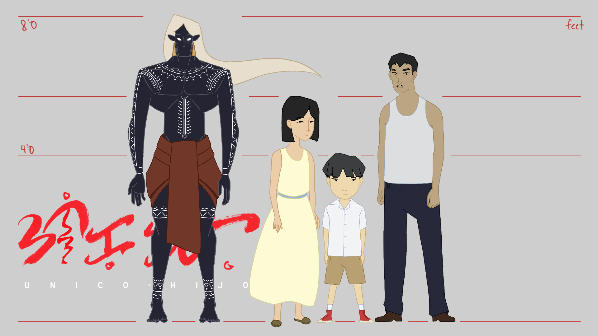 Character Lineup for Unico Hijo