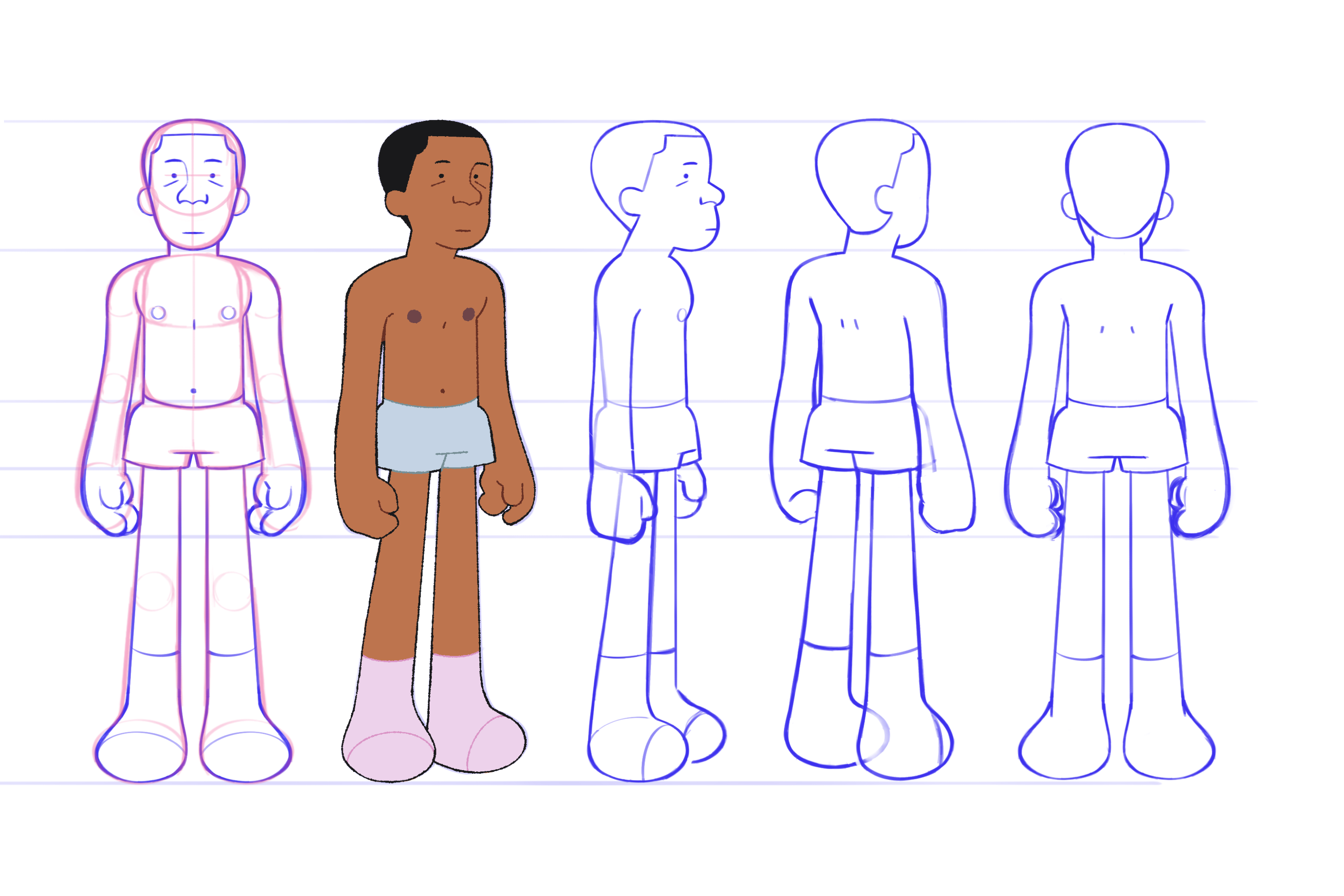 Final film character turnaround
