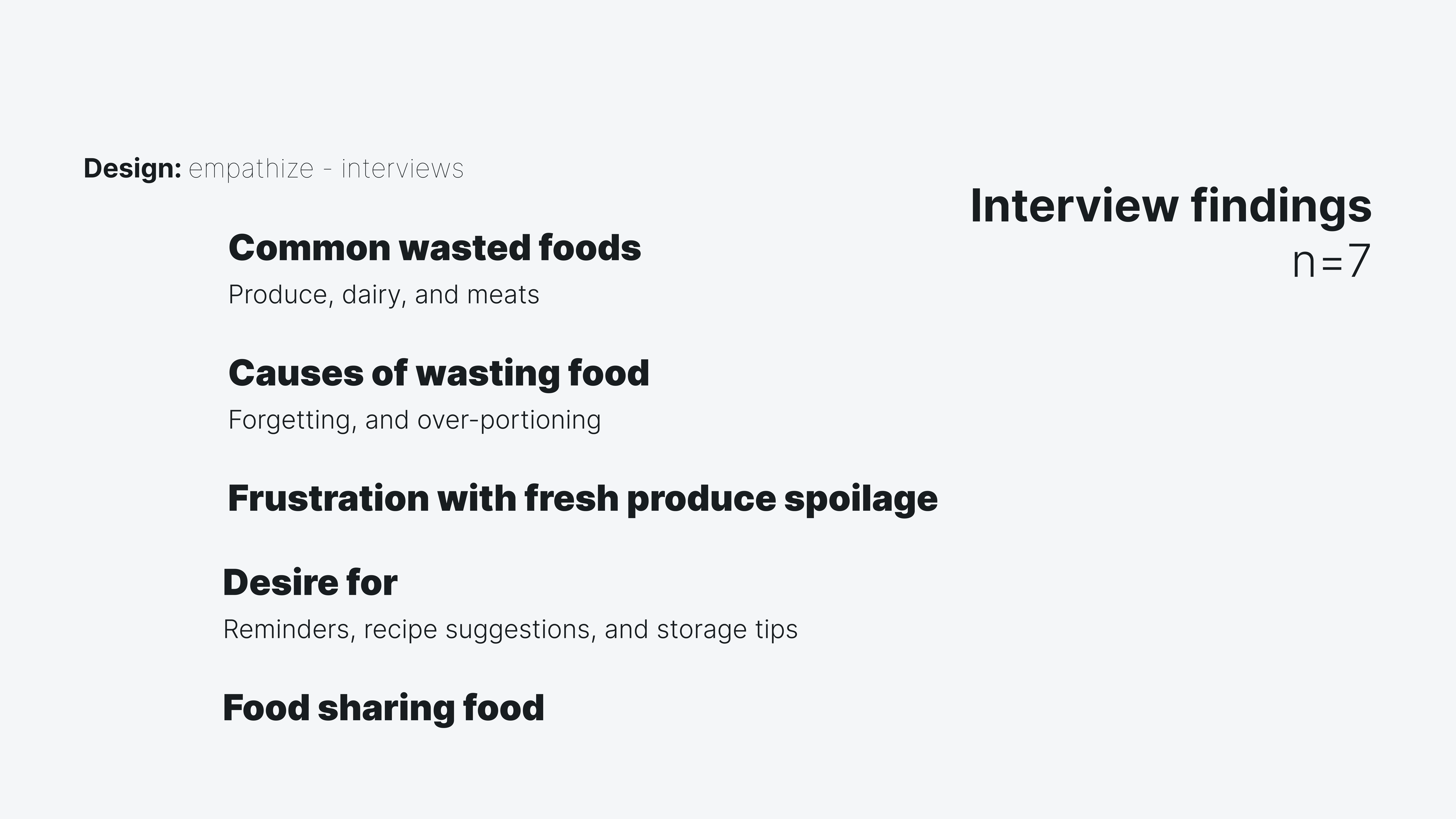 The image shows thematic analysis of finding of the interviews.