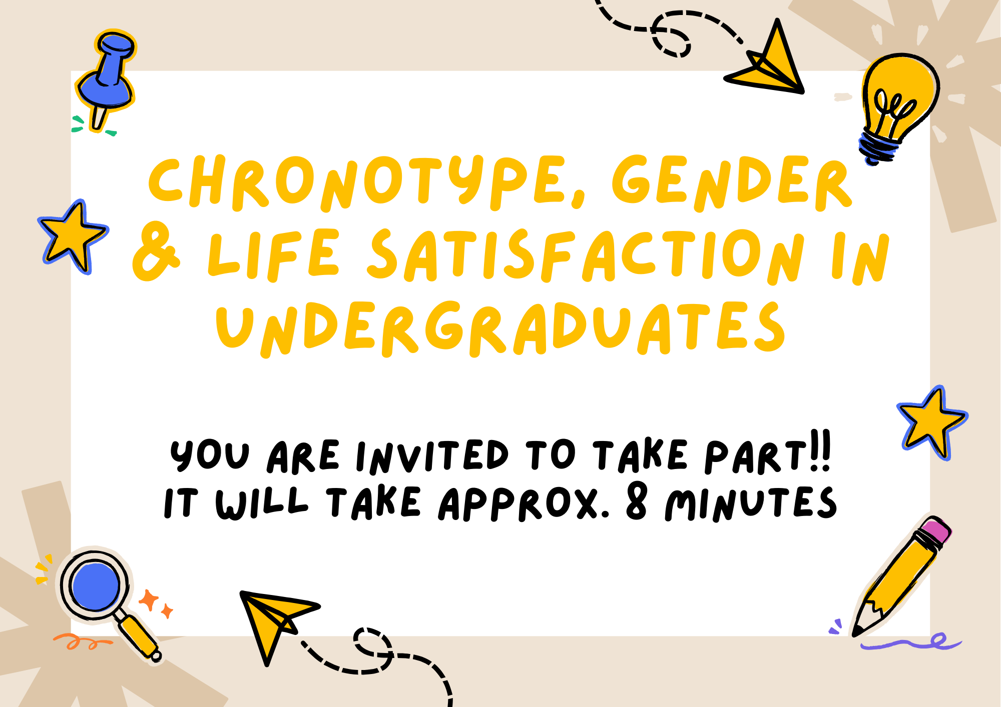 Poster for data collection survey