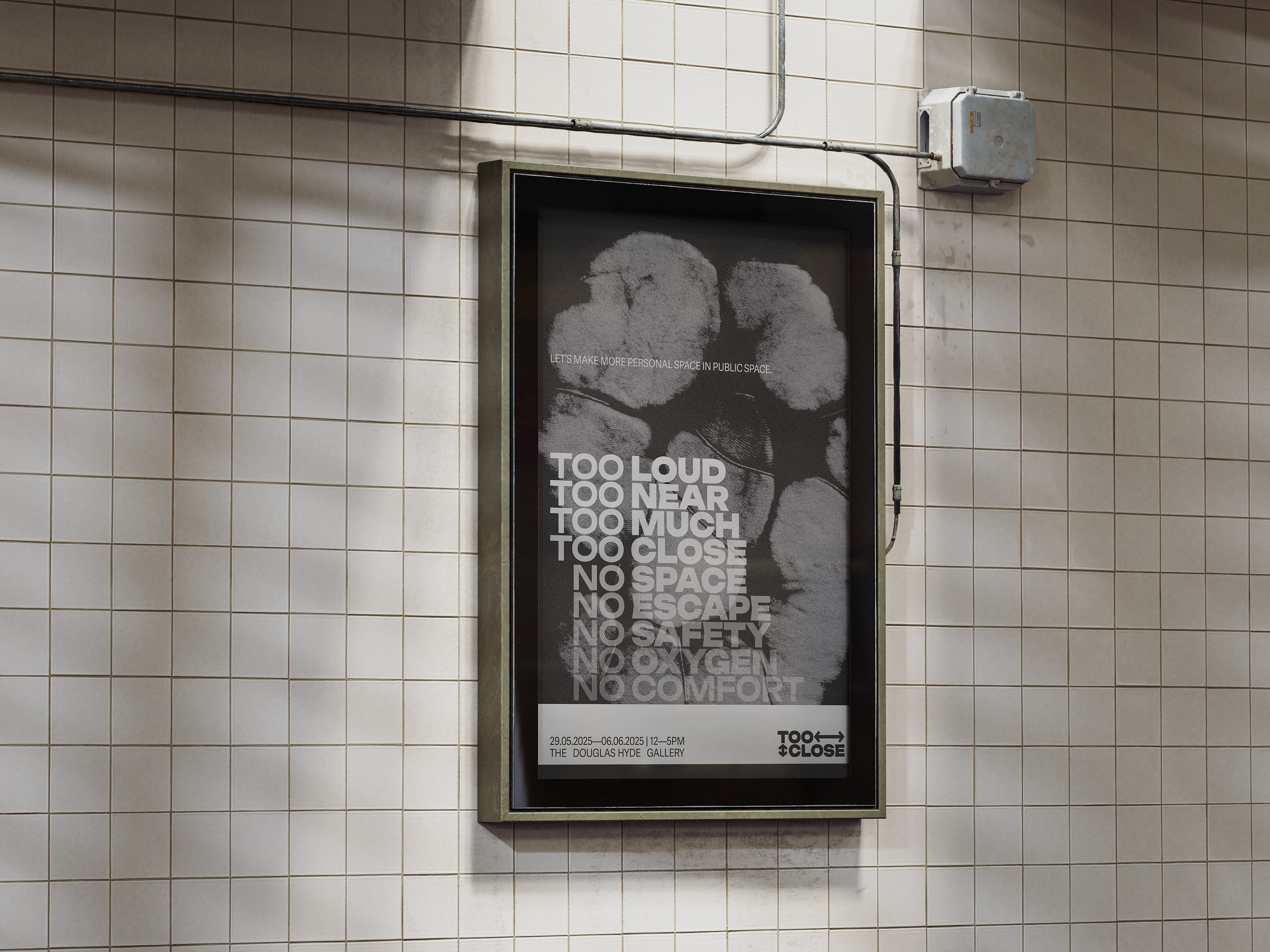 Experience poster's placed in public urban areas across Ireland.