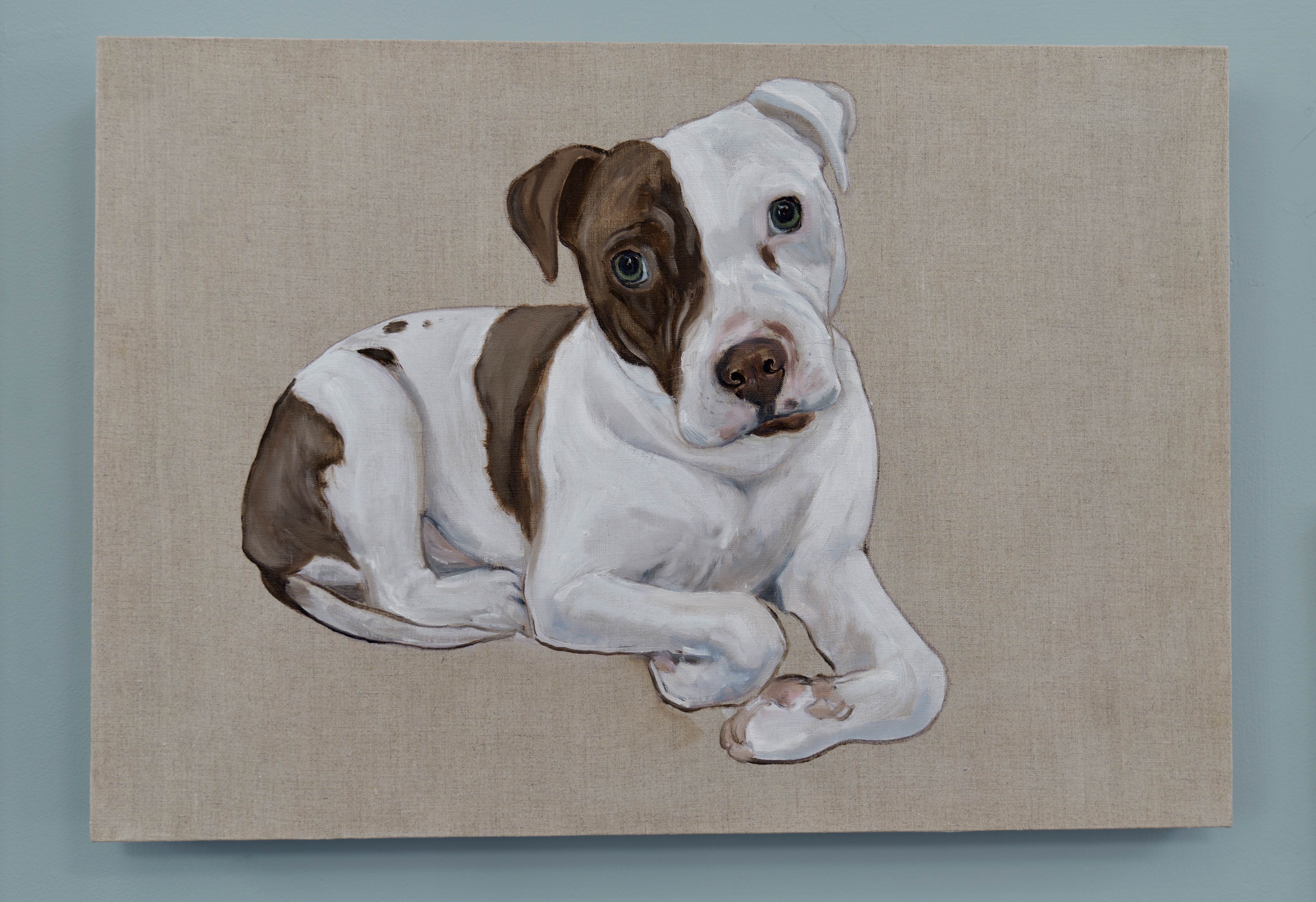 painting of a dog
