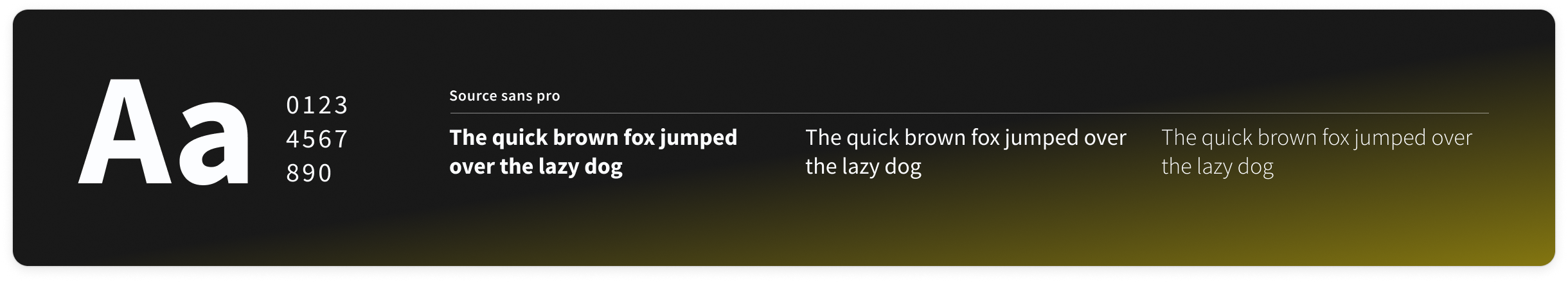 Text chosen was source sans pro