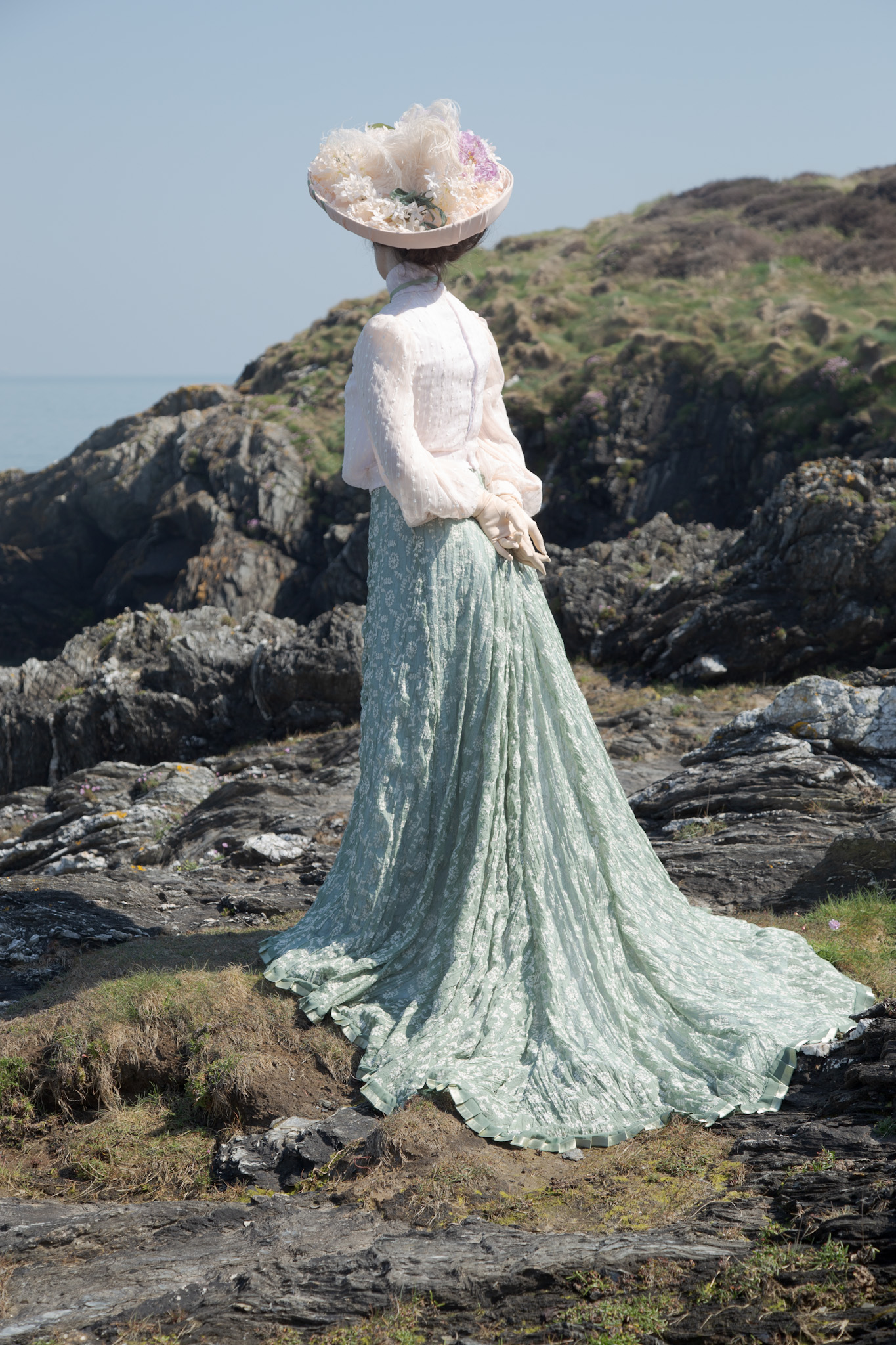 Mary Rose seen from back looking towards sea