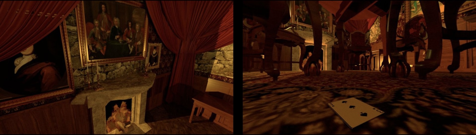 Vray renders of inside the card