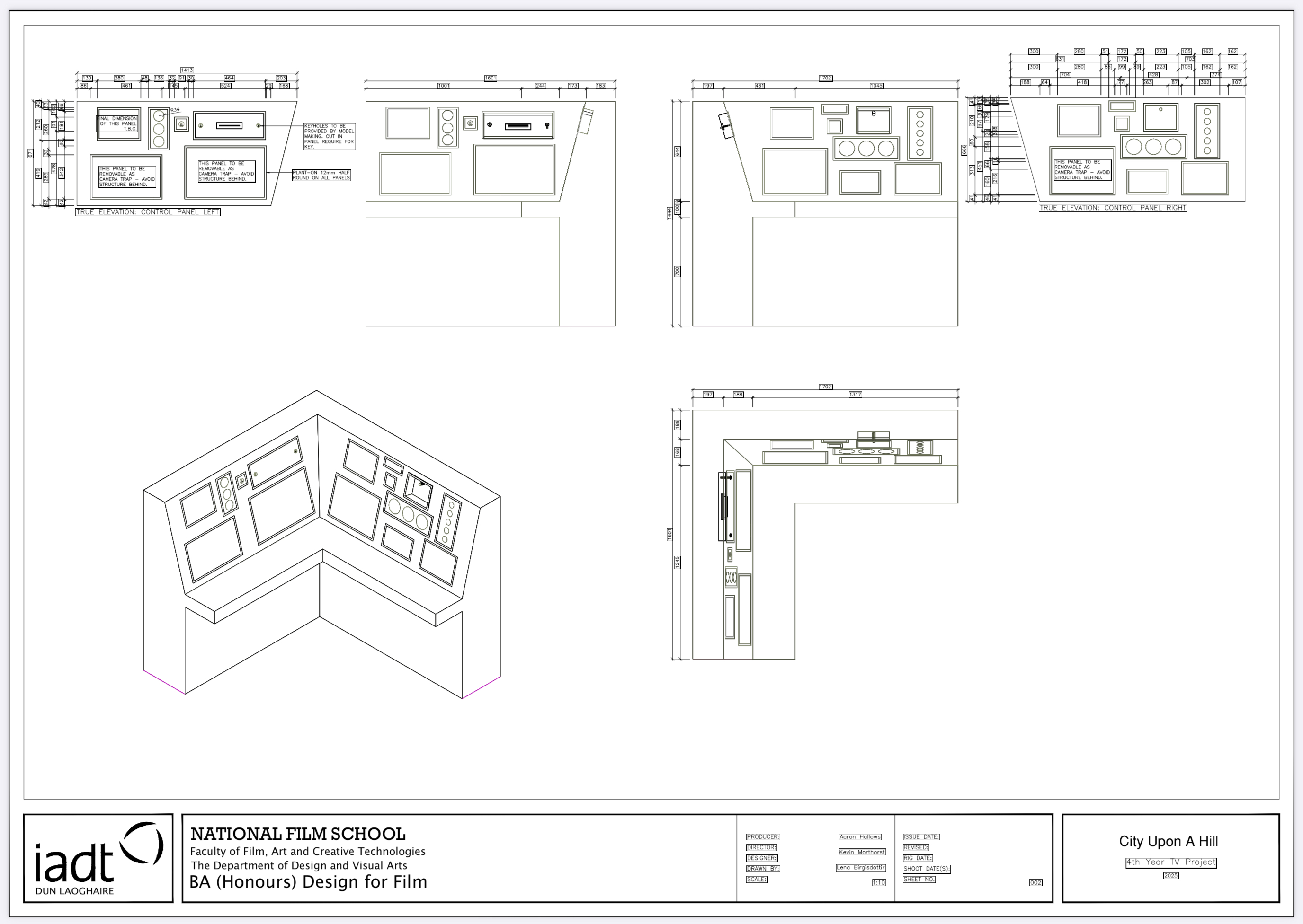 City Upon A Hill control table design