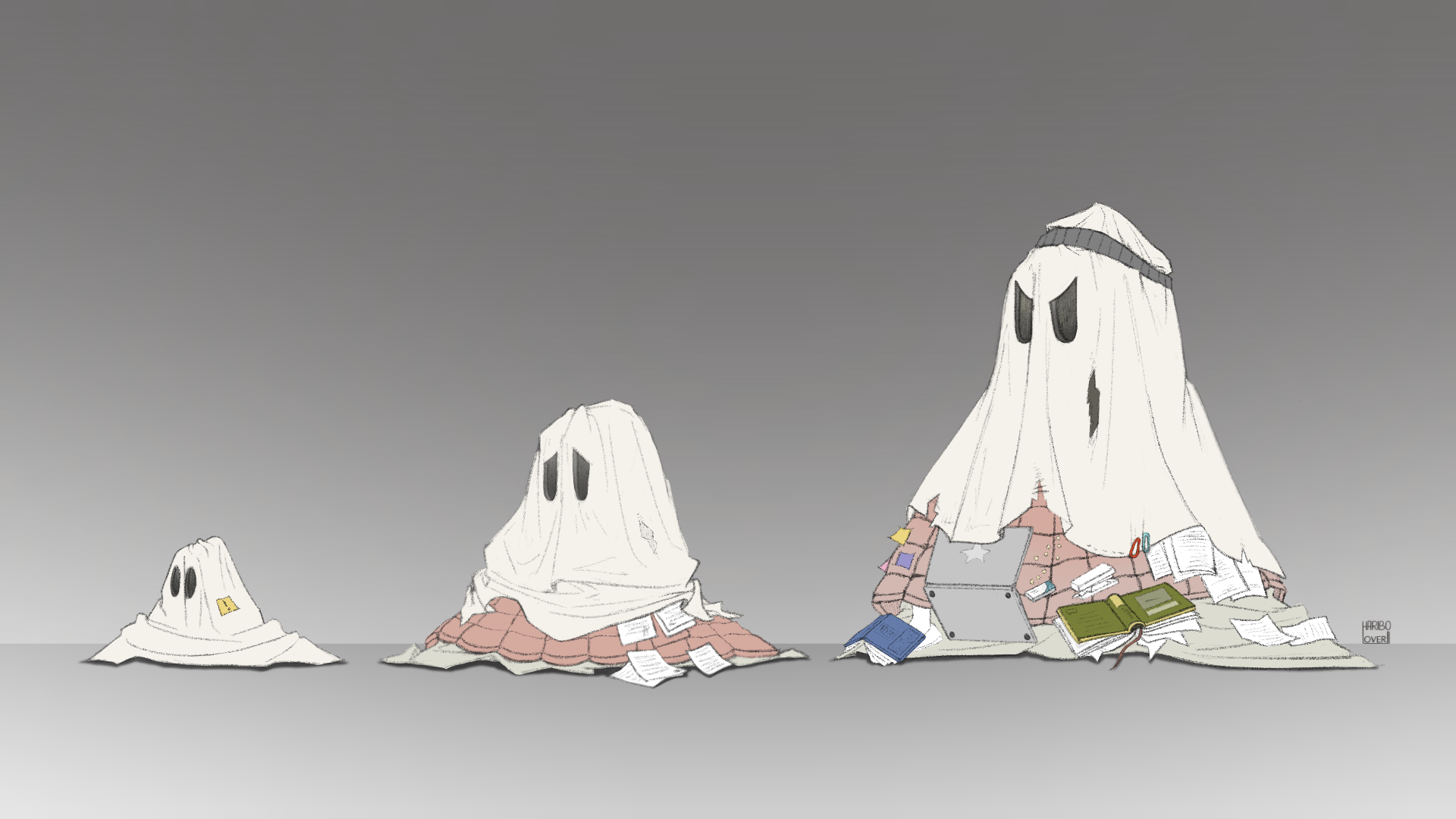 Evolution different ghost type design