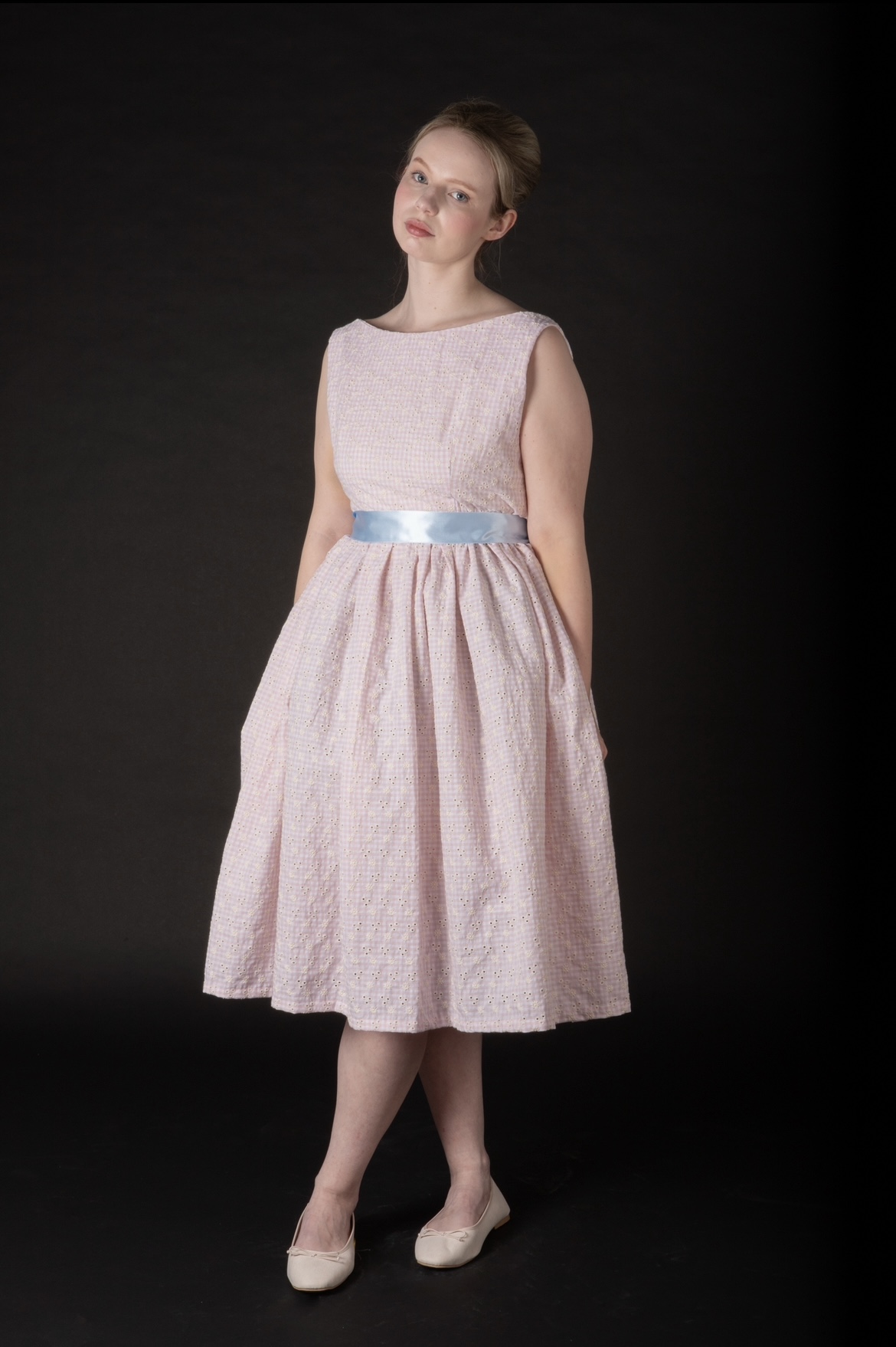 Front view of Amber Von Tussle modeled by Lara Ni Bhriain photographed by Sarah Lordan