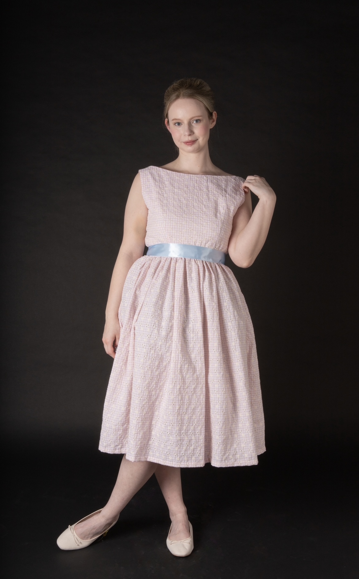 Front view of Amber Von Tussle modeled by Lara Ni Bhriain photographed by Sarah Lordan