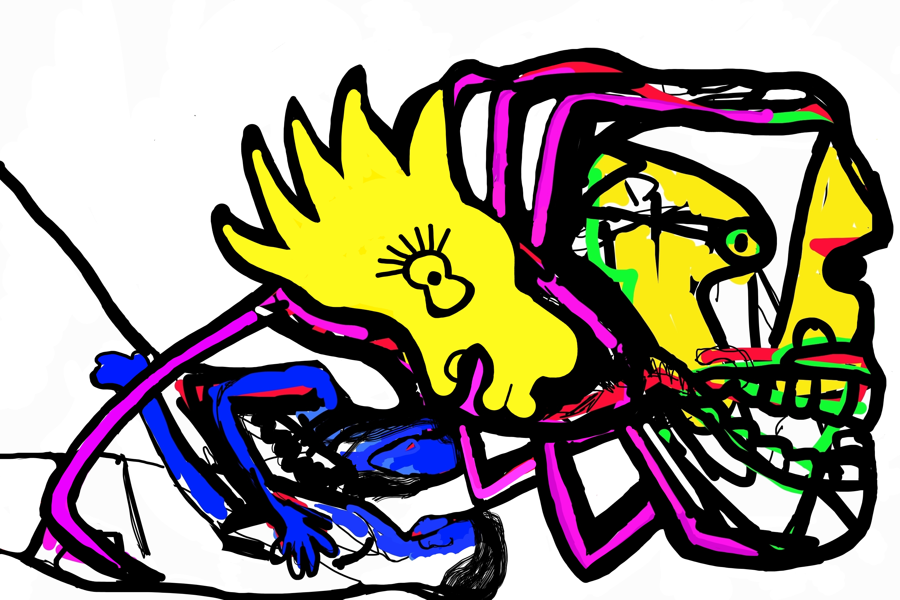 This is about love. while it is besutiful on the surface, like all things love can have a nasty side, full of betrayal and cruelty. the  scorpion represents the sting of betrayel, and the skull shows how love can die. toghter they show how something pure can turn toxic