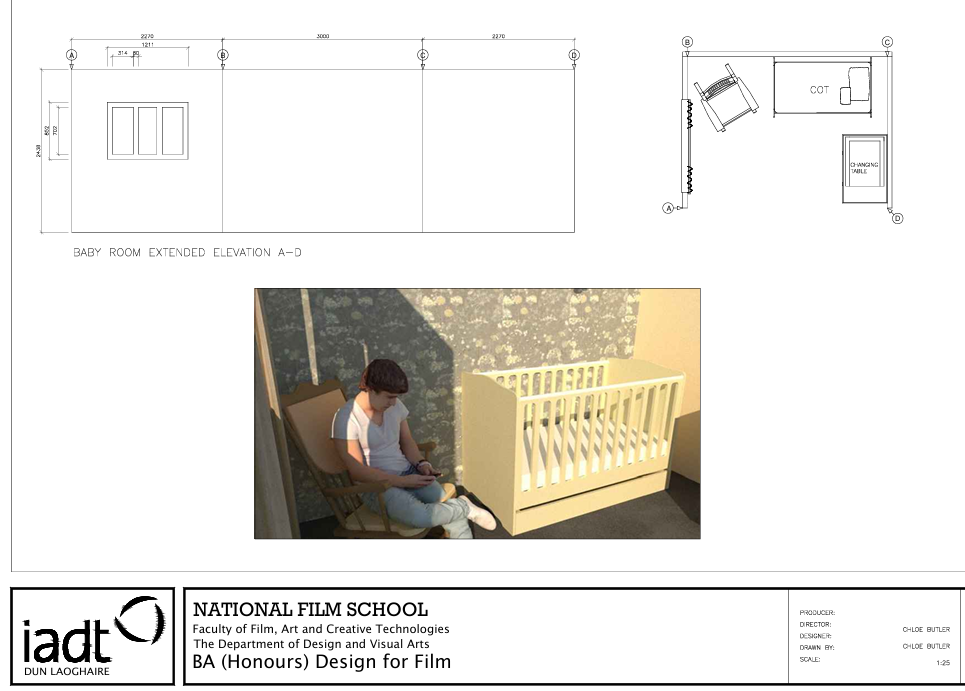 AutoCAD of Baby Room