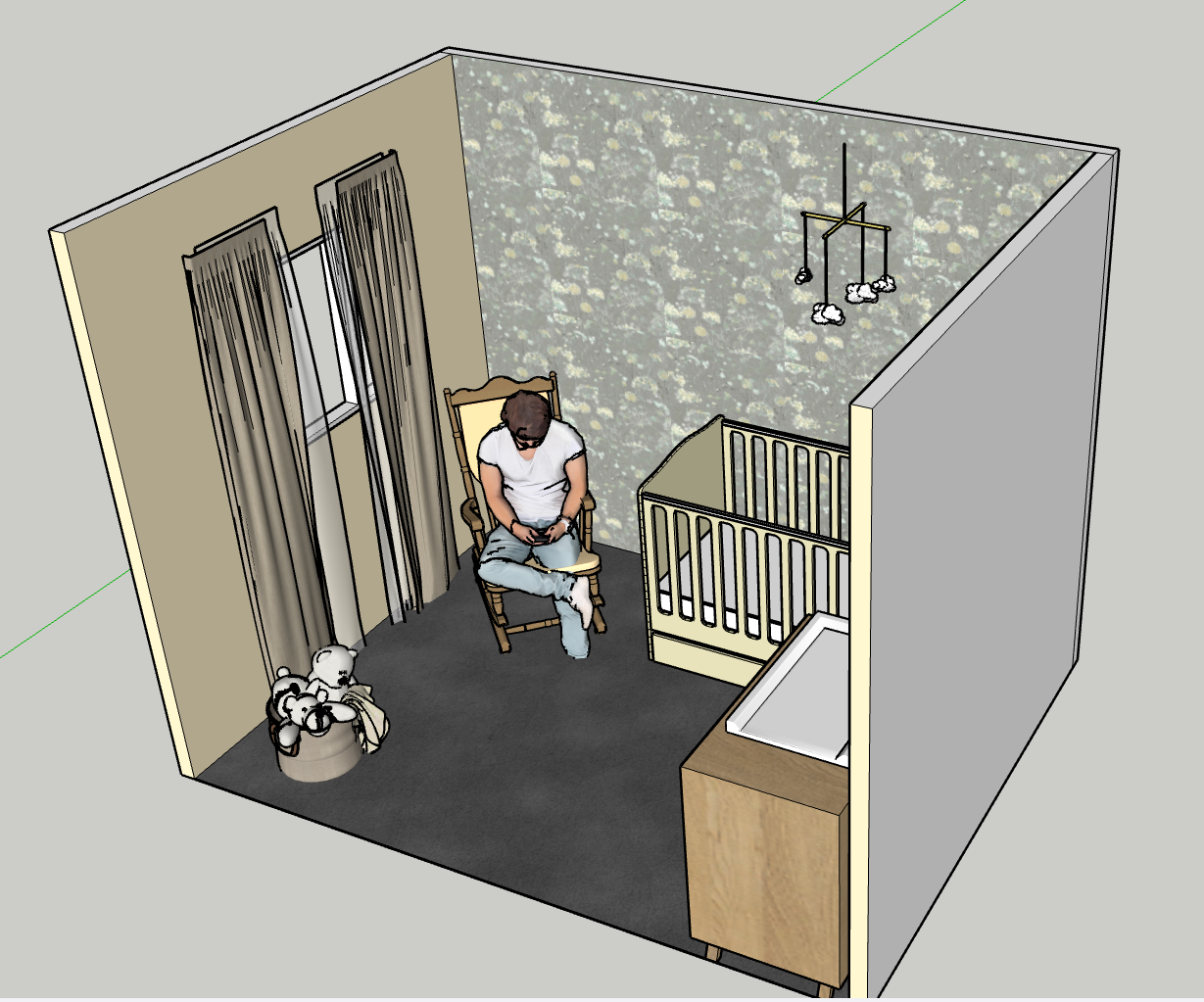 SketchUp Baby Room