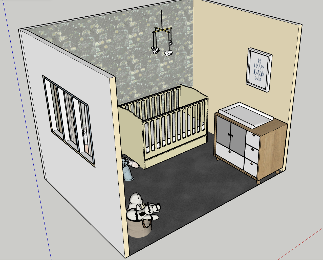 SketchUp Baby Room