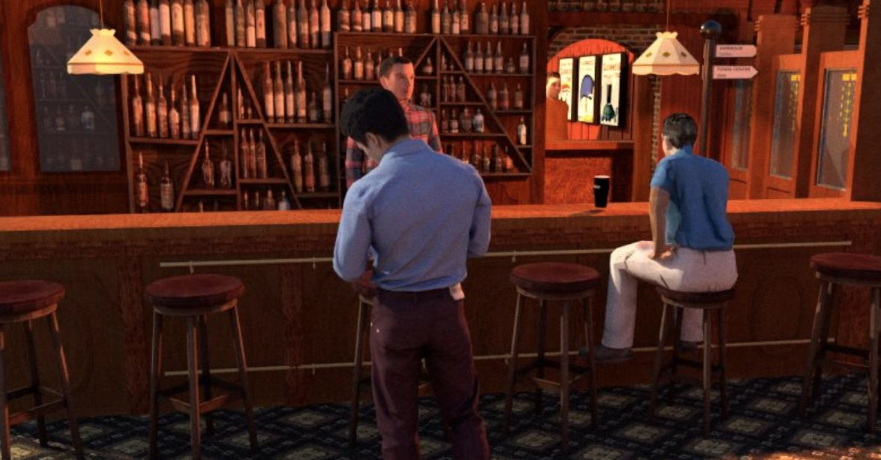 3D Render of Kilfarnham Pub 