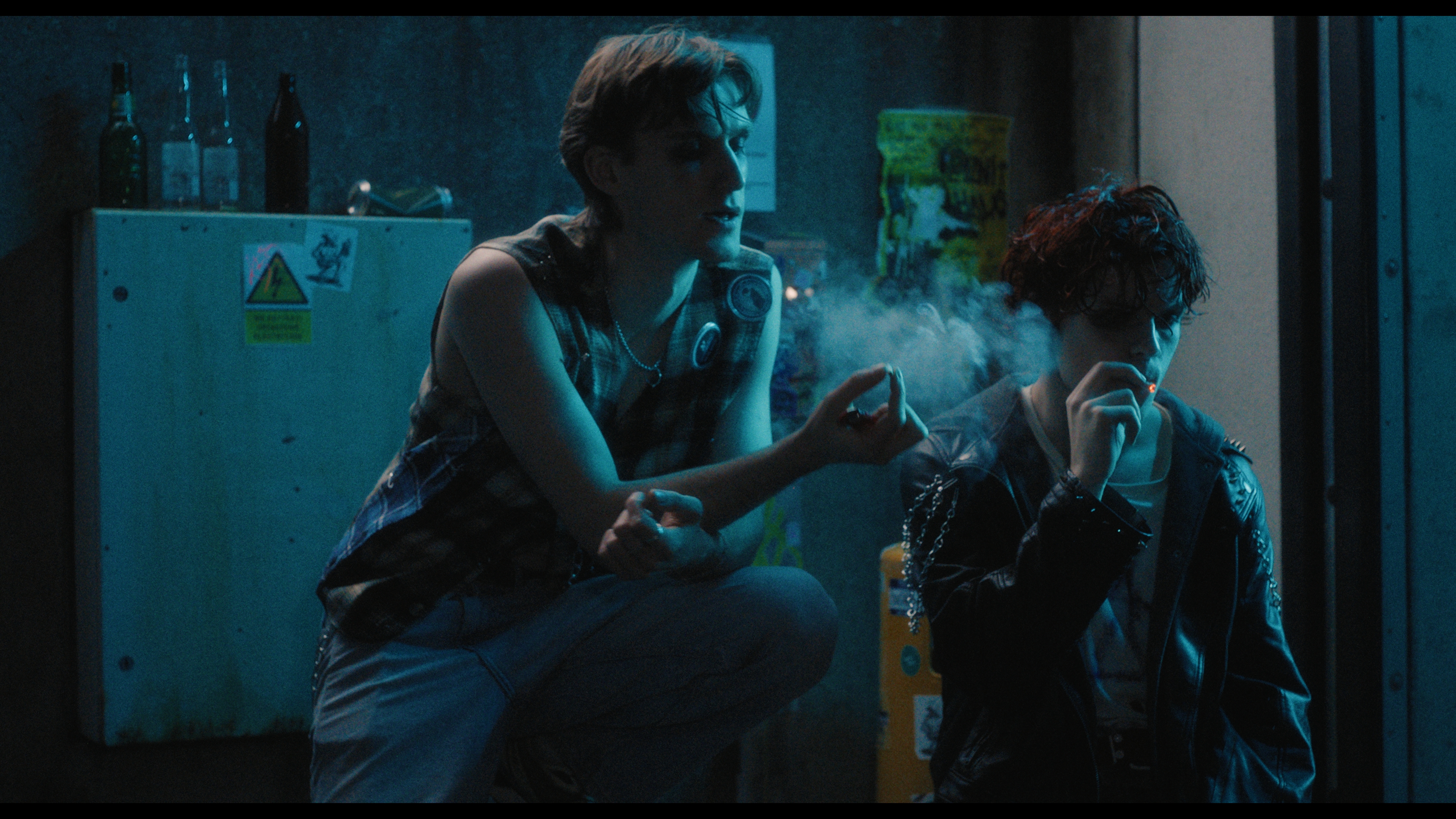 Daniel and Tymek outside the club in Poland