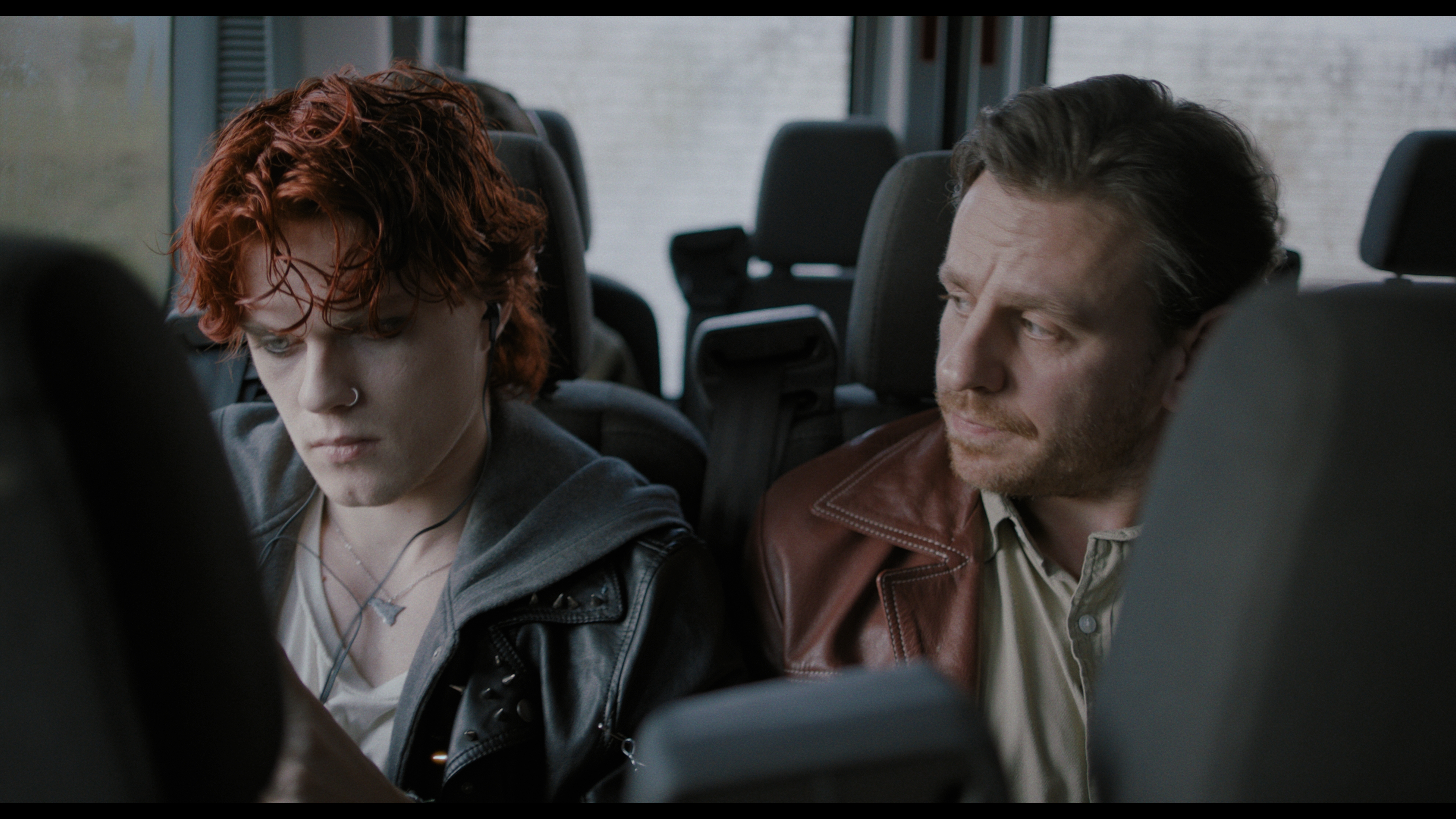 Tymek & Przemek on the bus