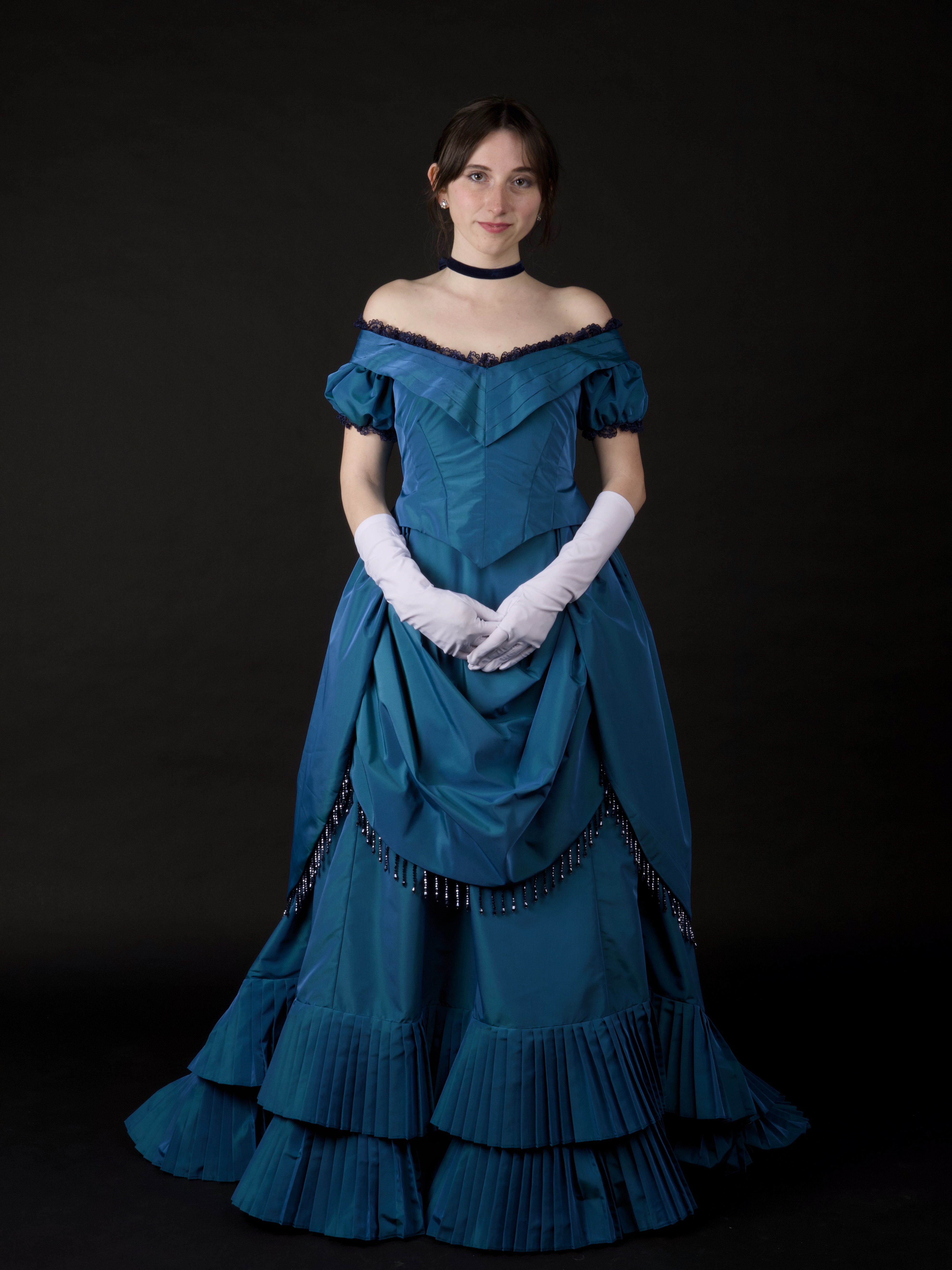 dress front in studio