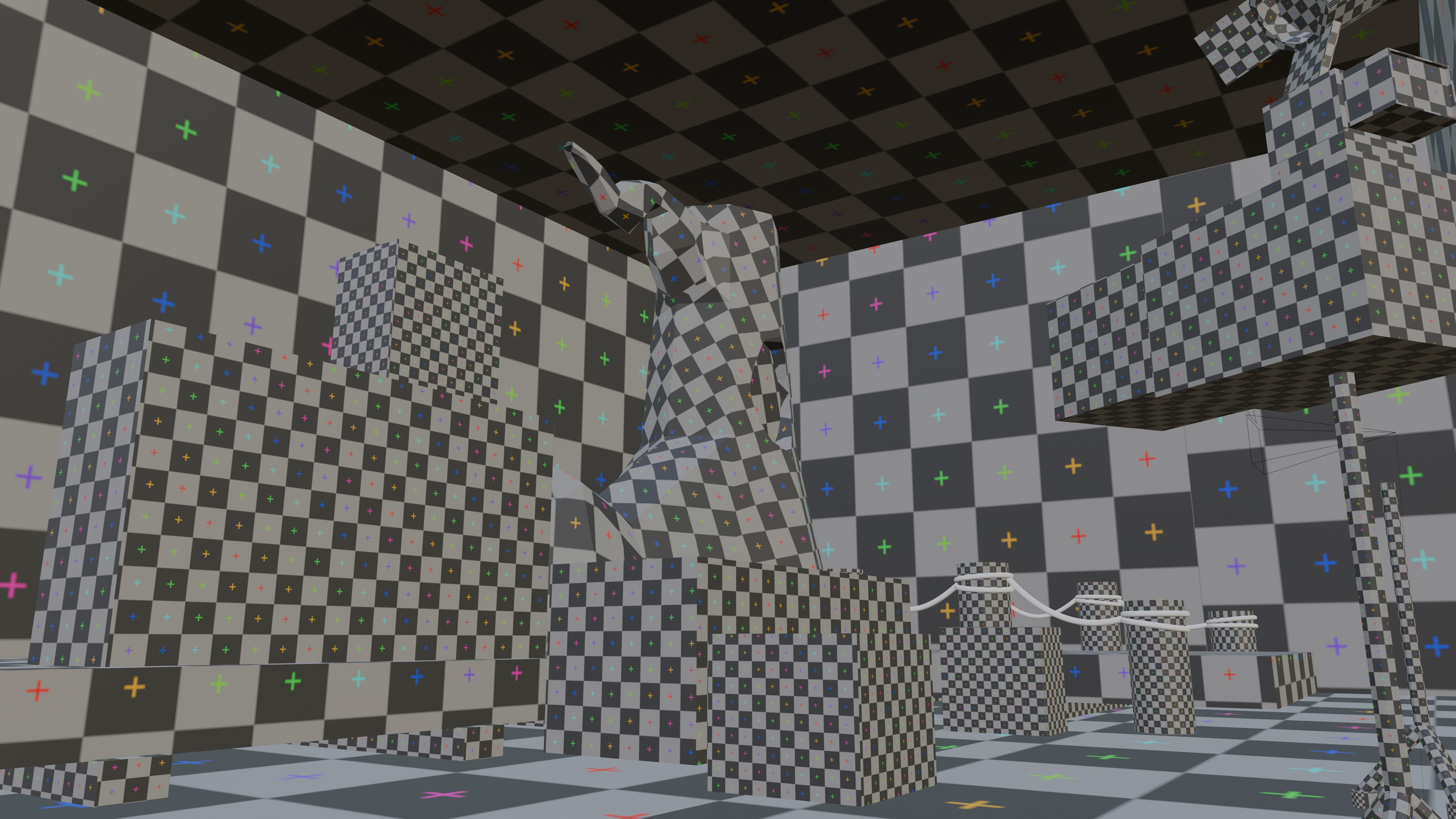 Untextured set for "Lala Lemur".