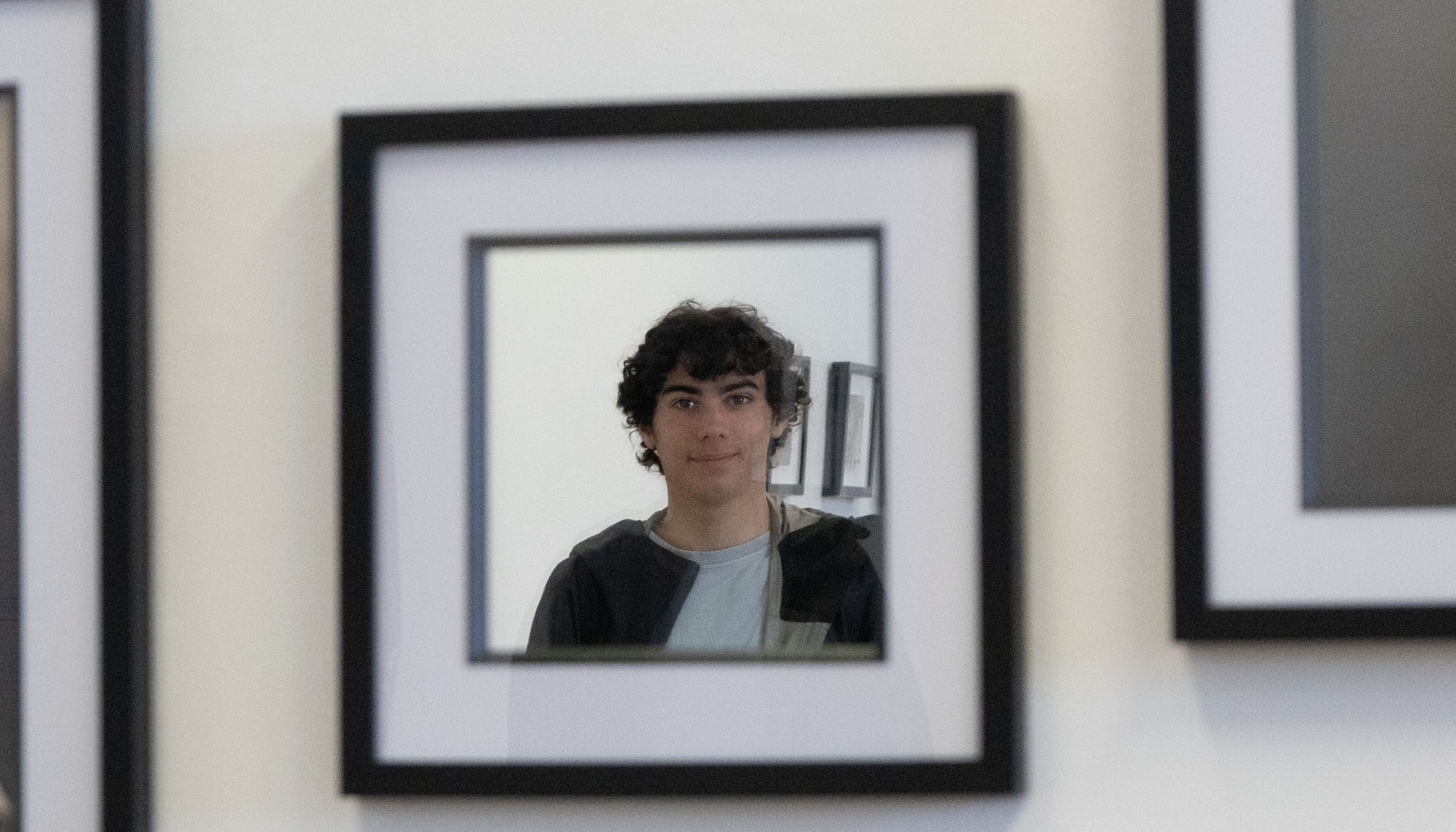 the mirror on the wall