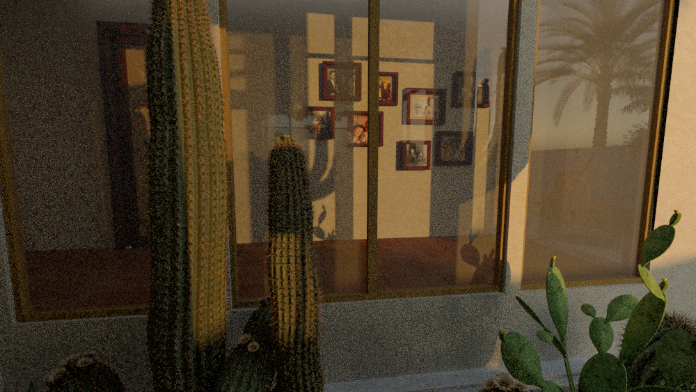 True West: Sun rising after destruction sketchup render