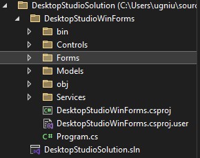 WinForms architecture
