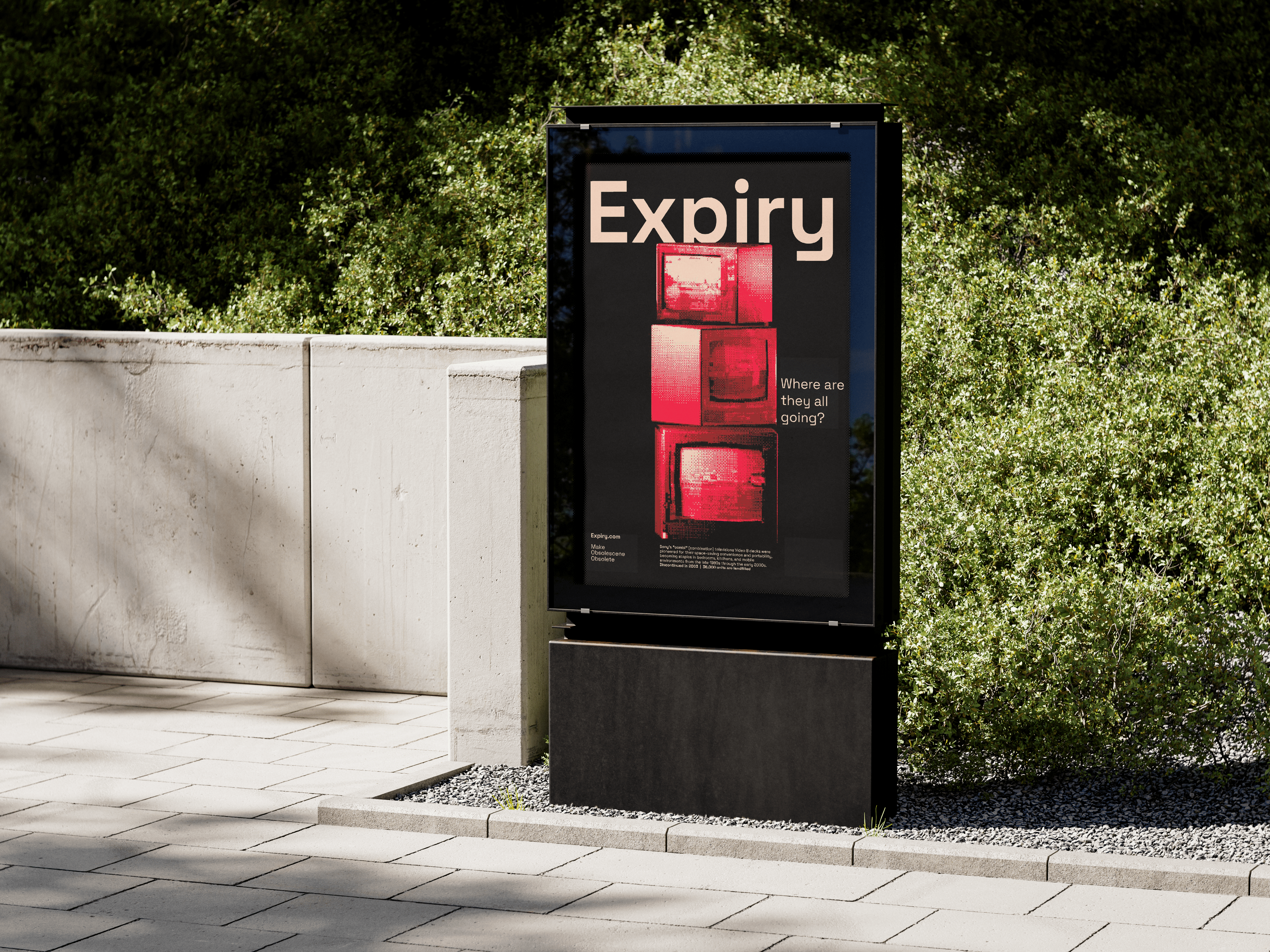 Expiry single poster in use