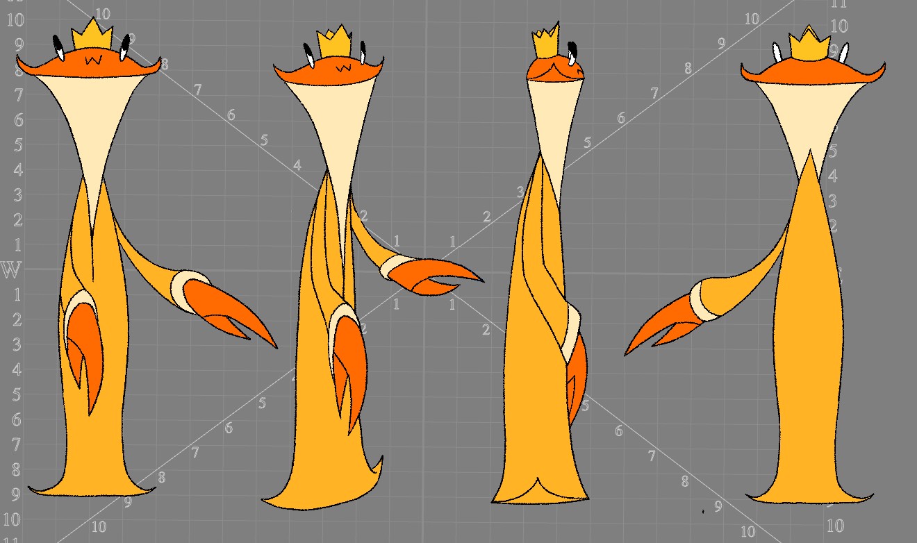 Character Design Turn around.