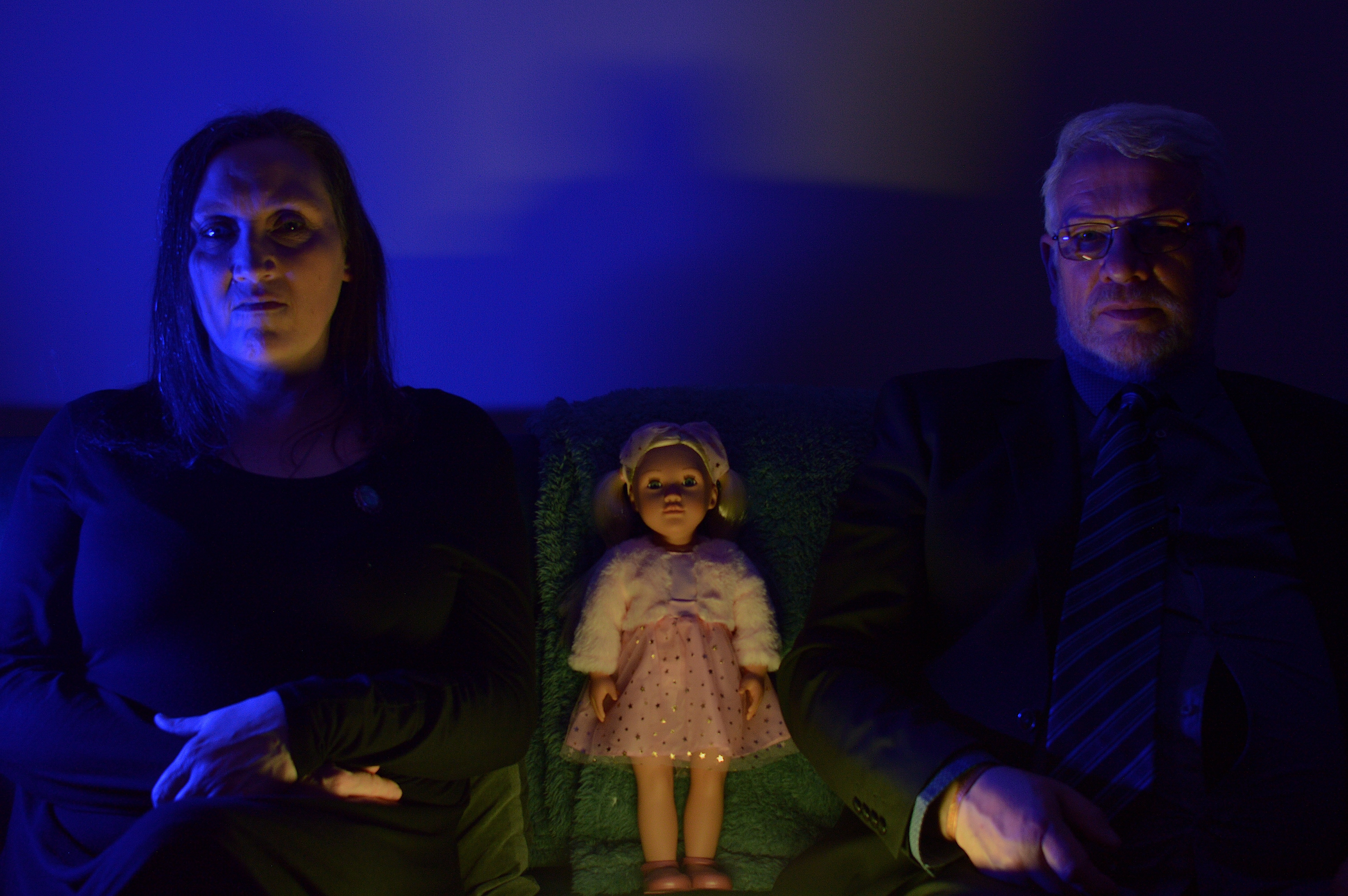 Siobhán Roulston, Still of the couple from "The Lives of Familiar Strangers", 2026, short film