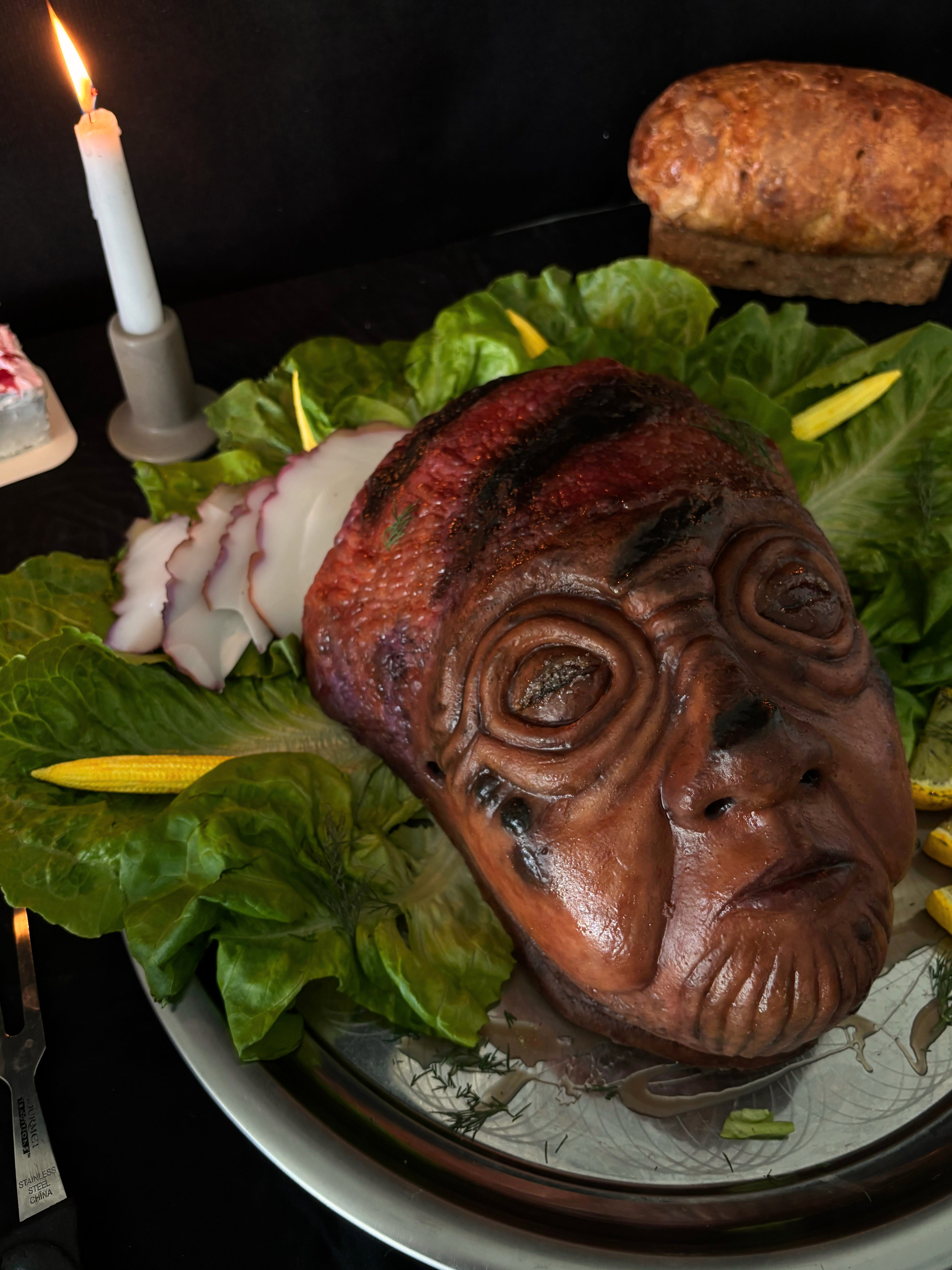 Cooked Alien Head Appetizer