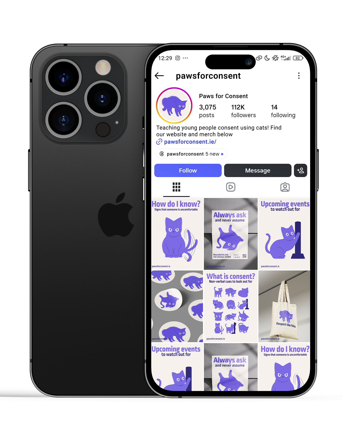 Instagram page