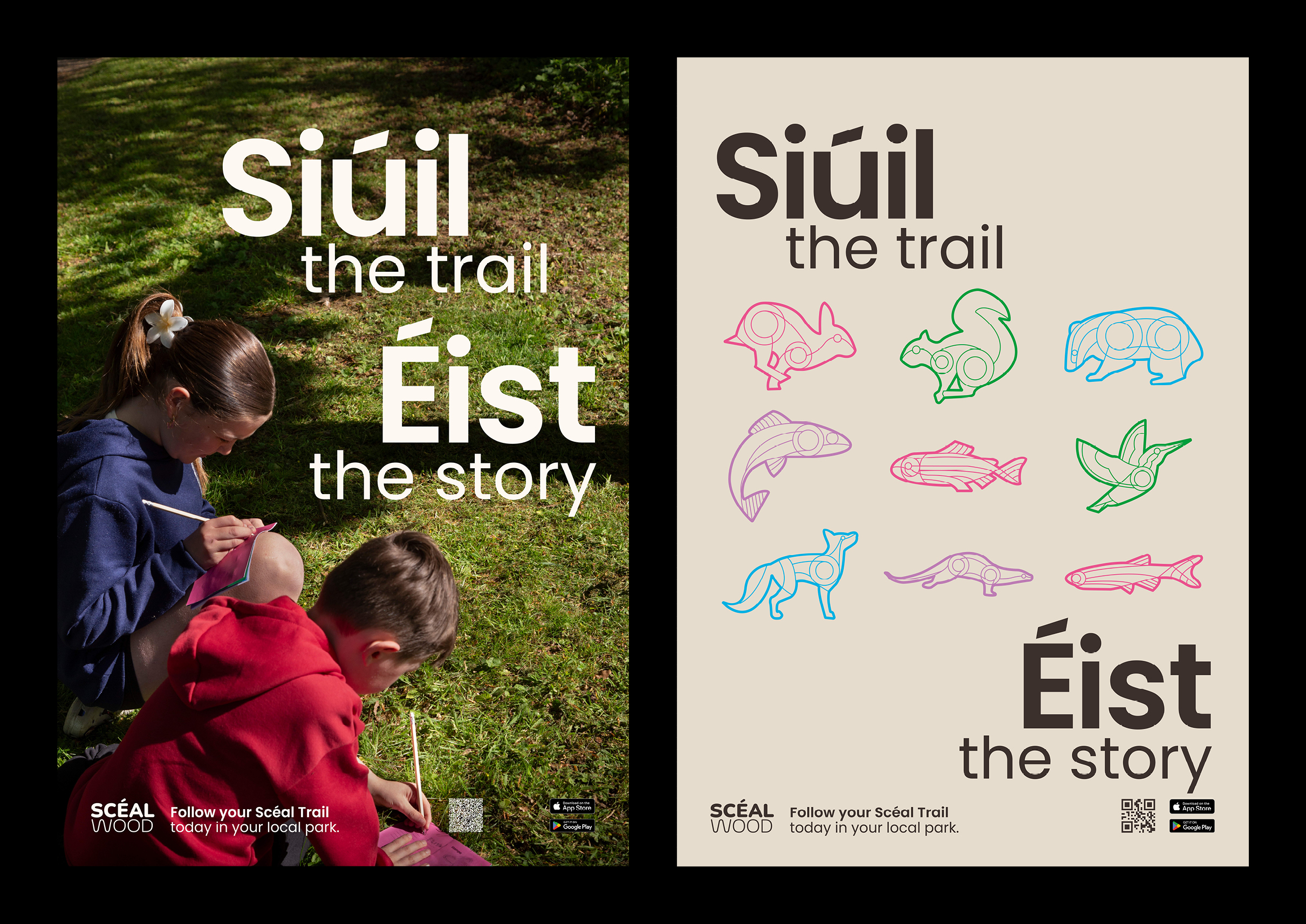 Posters for both public and in-school promotion