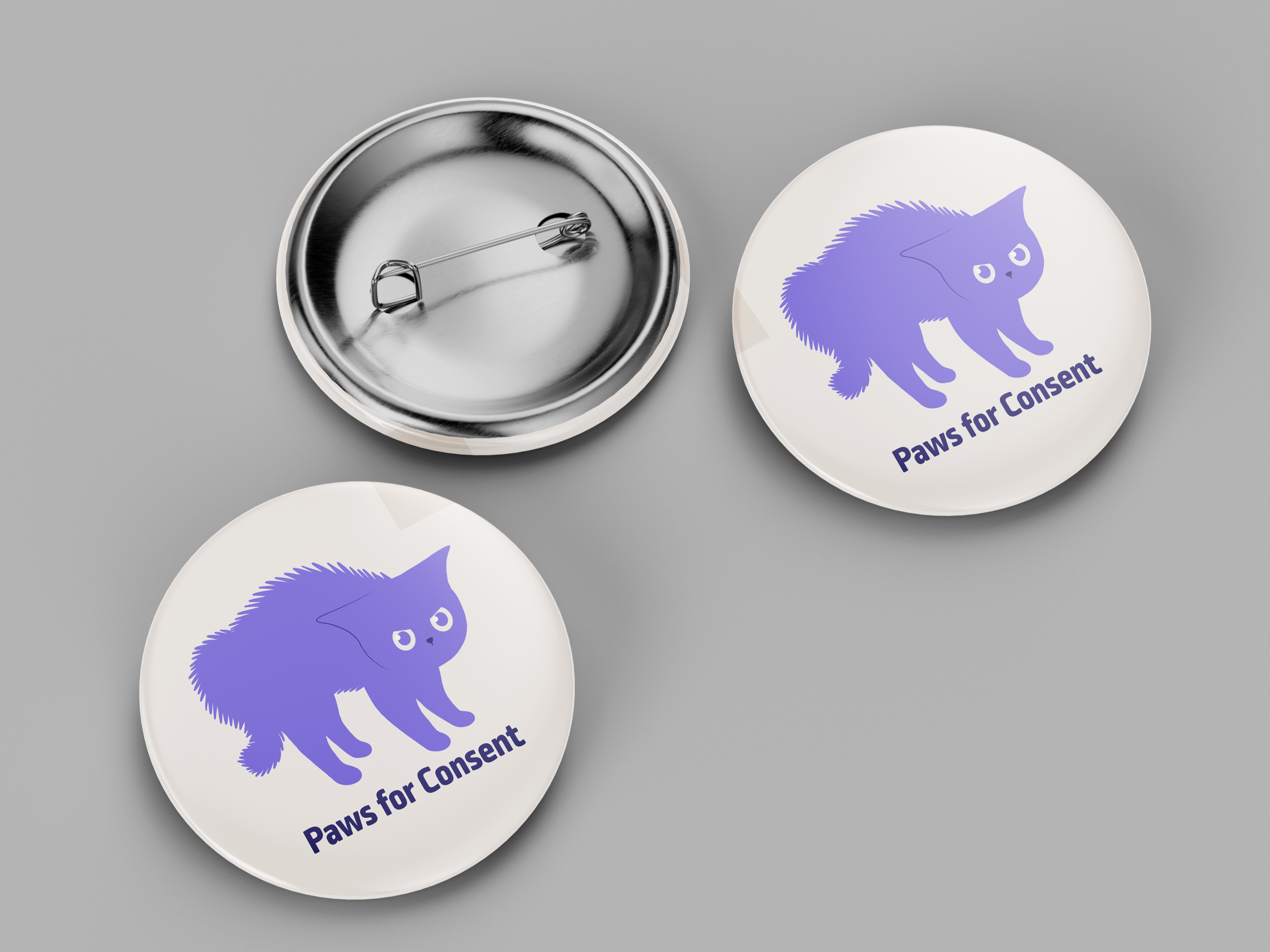 Pins and cats and pins and cats and