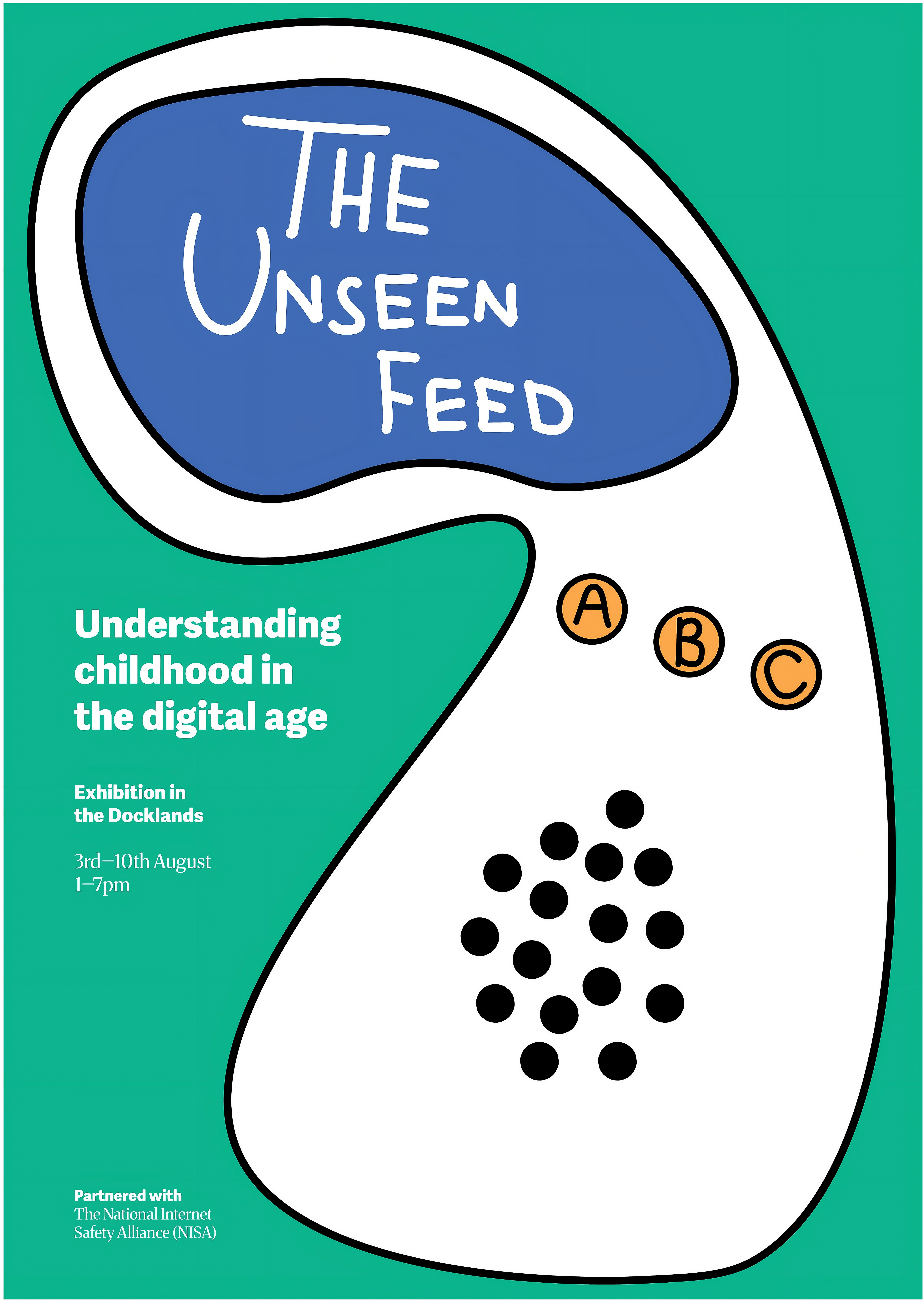 The final design for a promotional poster