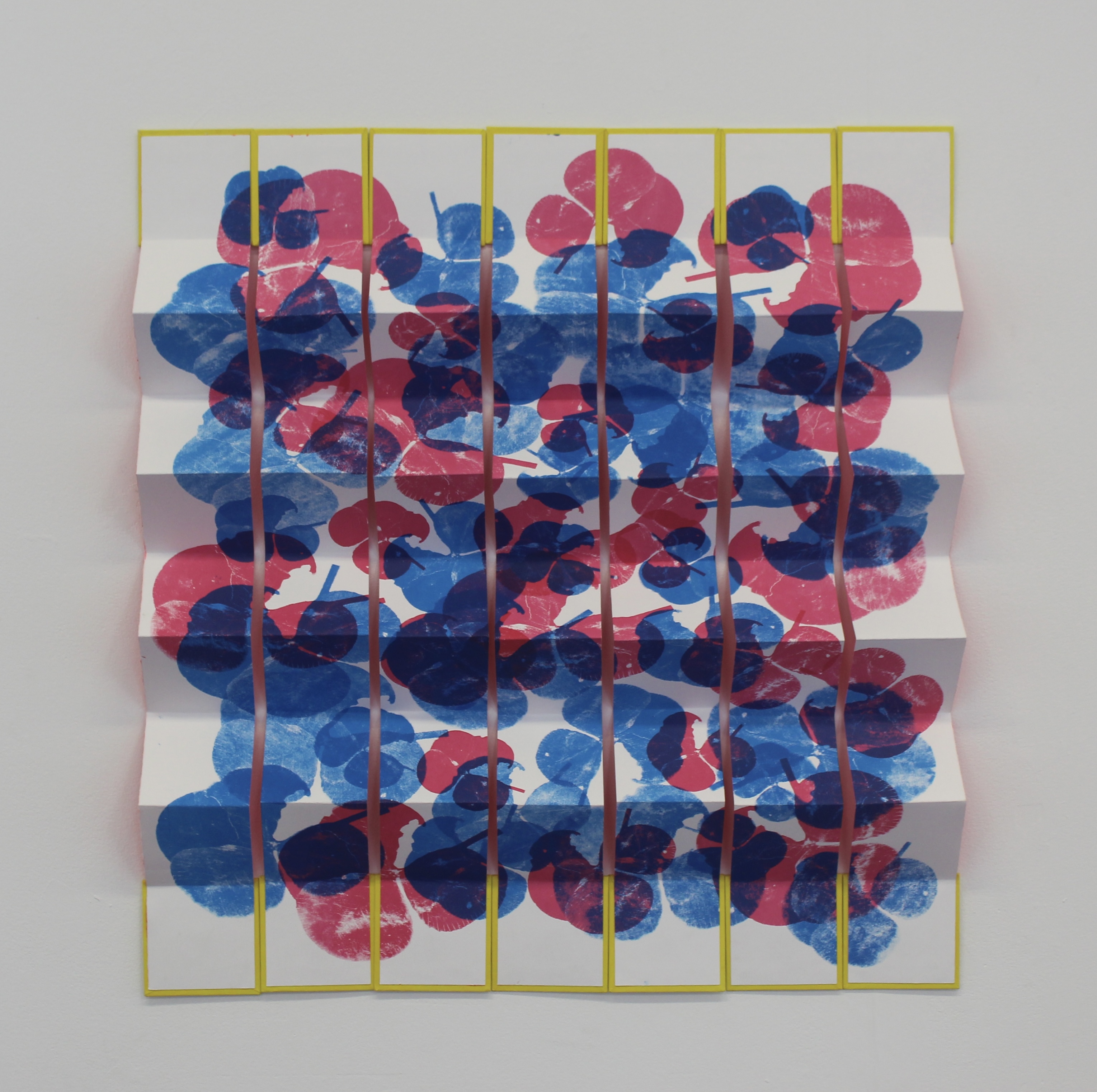 **Index of Luck*, 2026, screen print on Fabriano, divided into seven concertina books, 77.3cm x 82cm