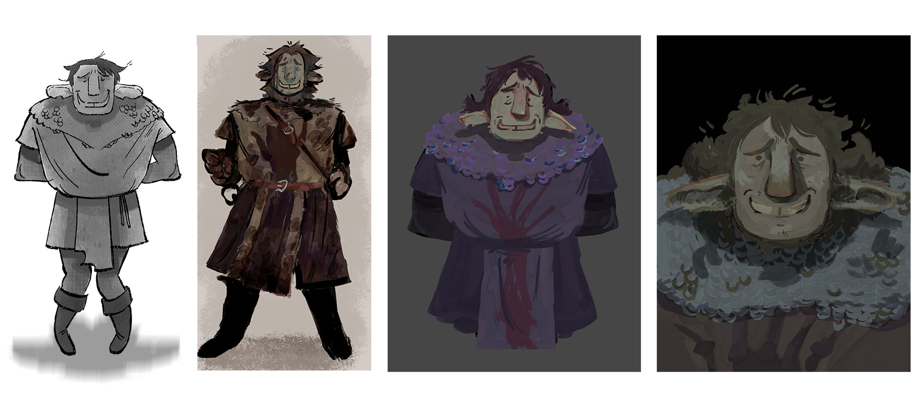Fantasy character - Wart - Concept character designs