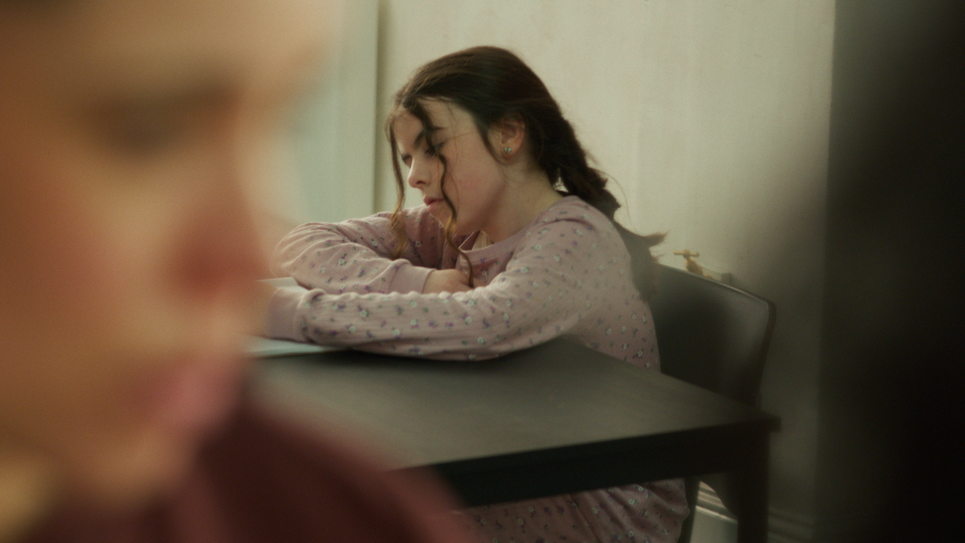 Still from Cage - co-written and directed by Éva Pető, featuring Kate Finegan and Victoria-Rose Gilbey