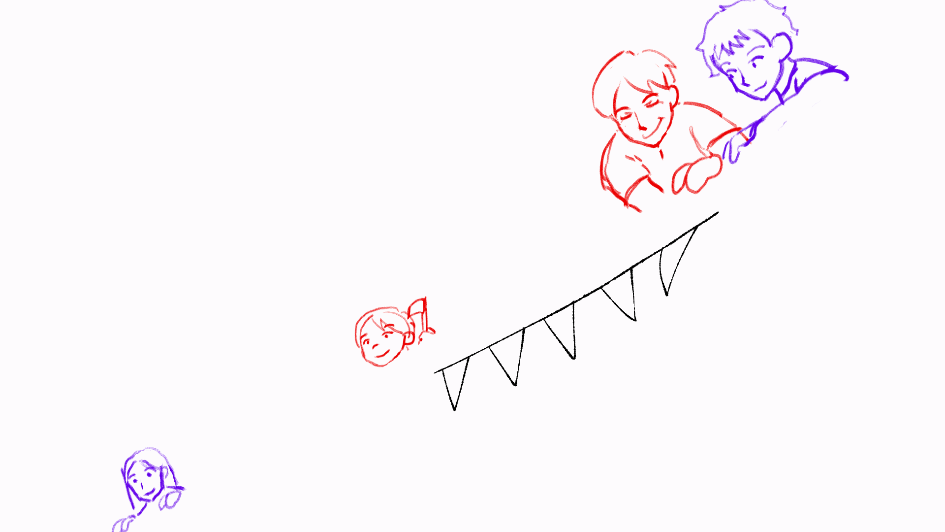 Rough animation for example shot