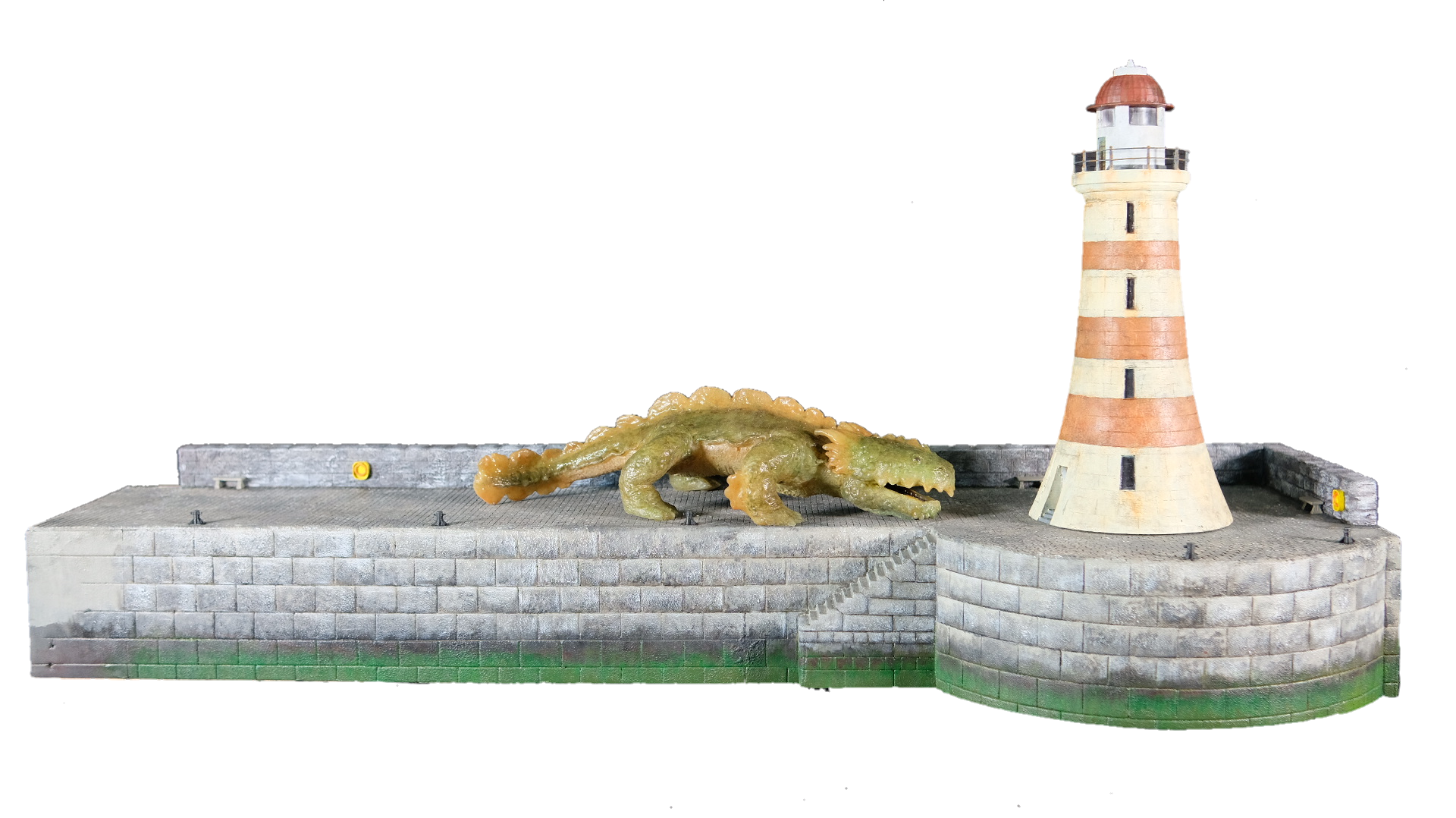 Dredger and Lighthouse