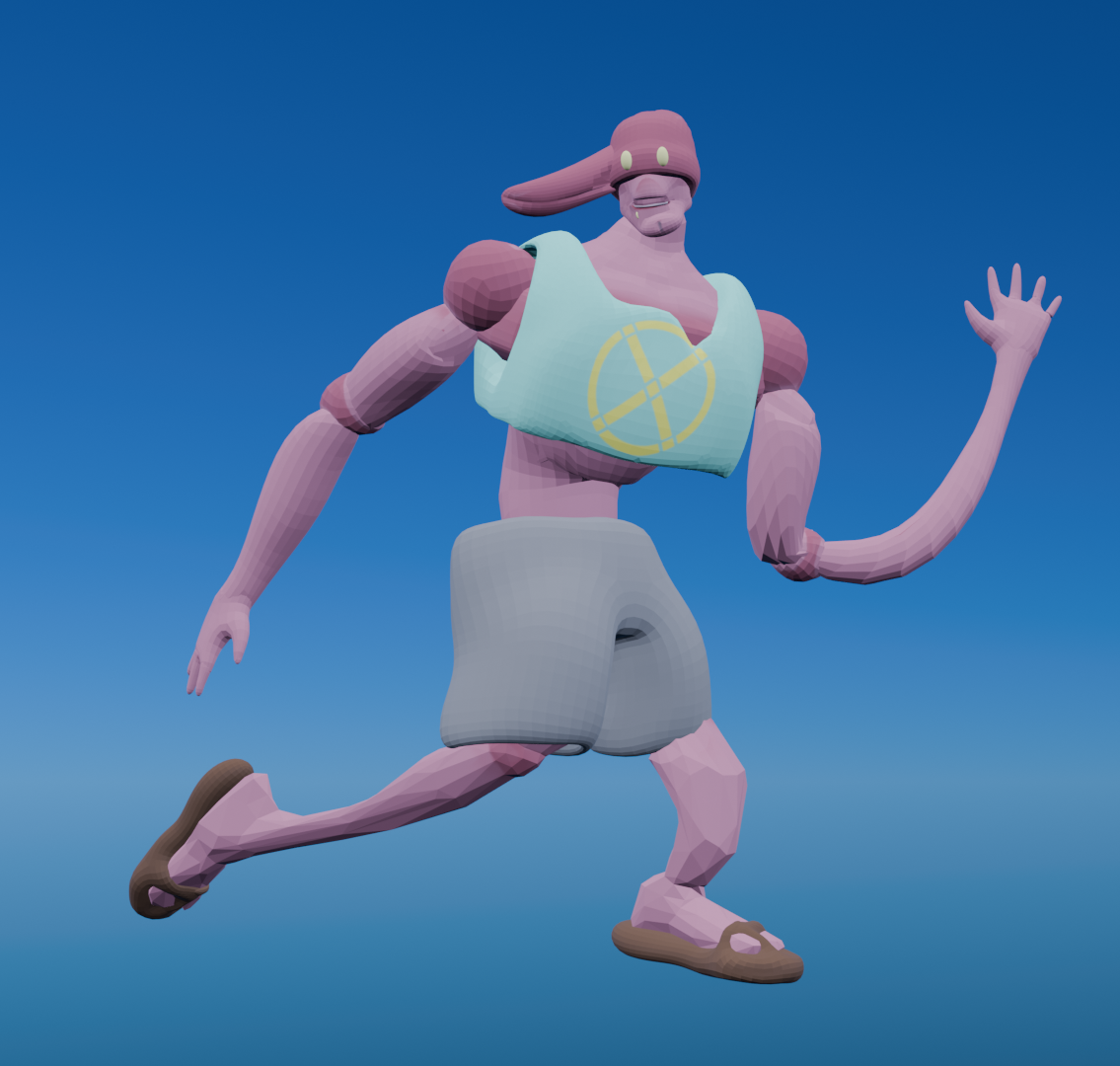 A render of John's oc Alan