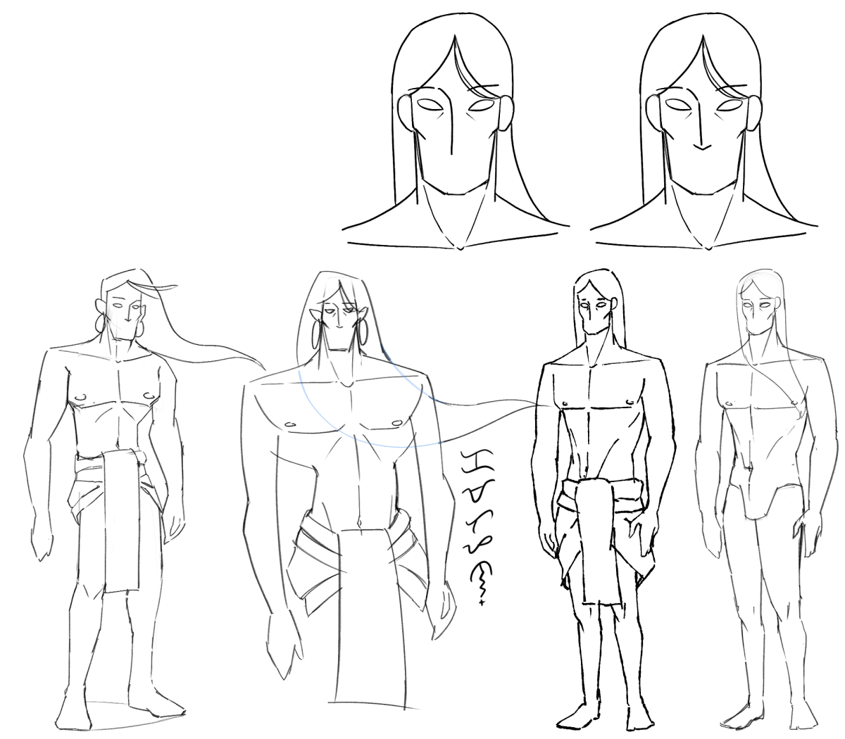 Character Design for "Death" from Unico Hijo