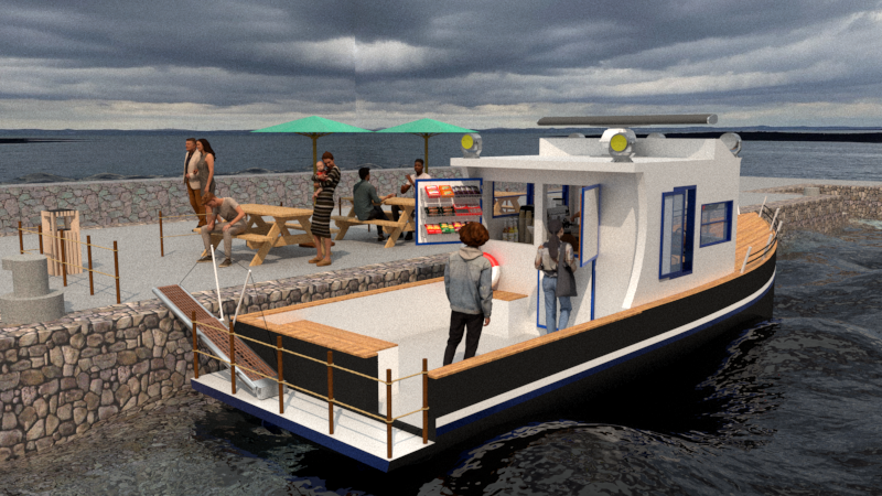 High Tide Coffee Boat - Speculative Project