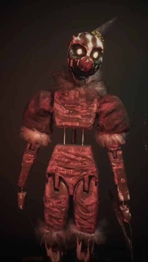 Picture of clown with alternative head