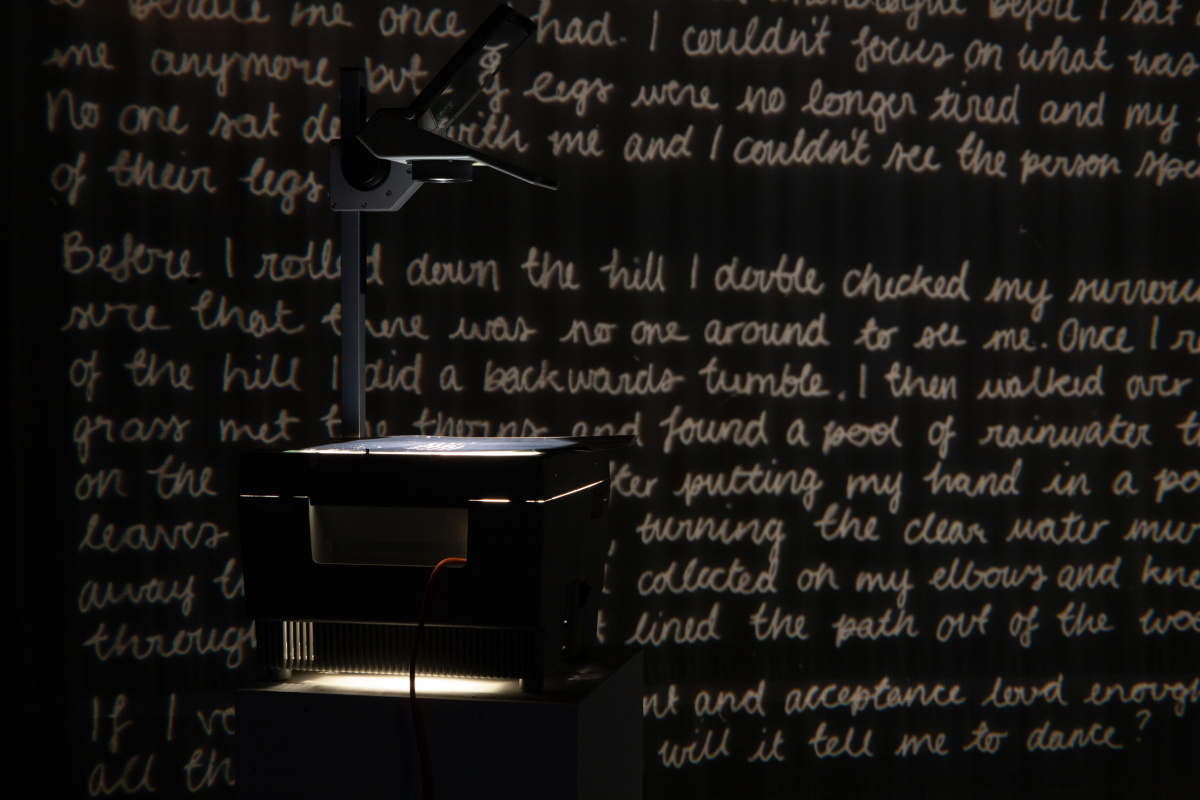 Close up of 'Feeling Better', 2025.