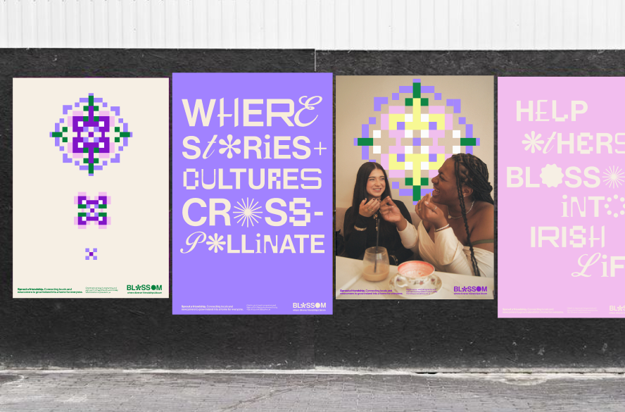 Mockup of a set of posters