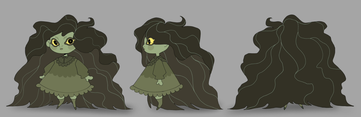 The Girl 1st Character Design