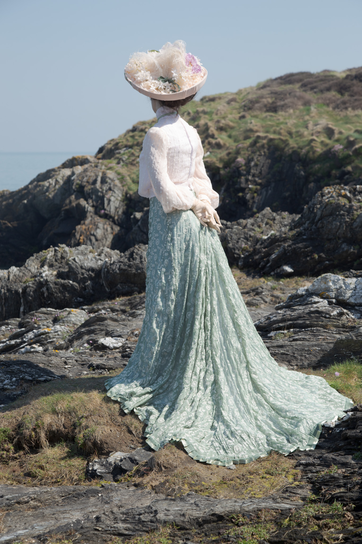 Mary Rose seen from back looking towards sea